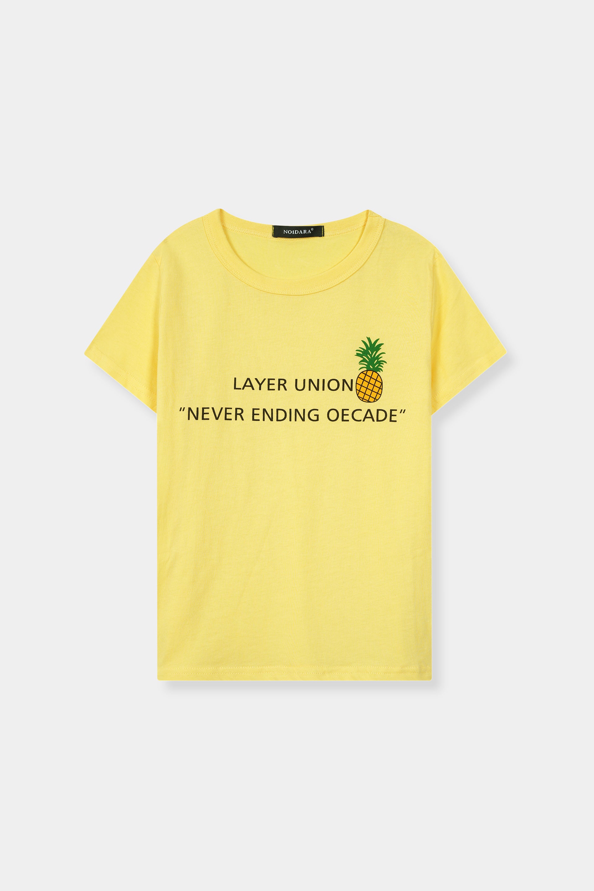 Boys 100% Imported Soft Cotton Yellow Printed T-Shirt