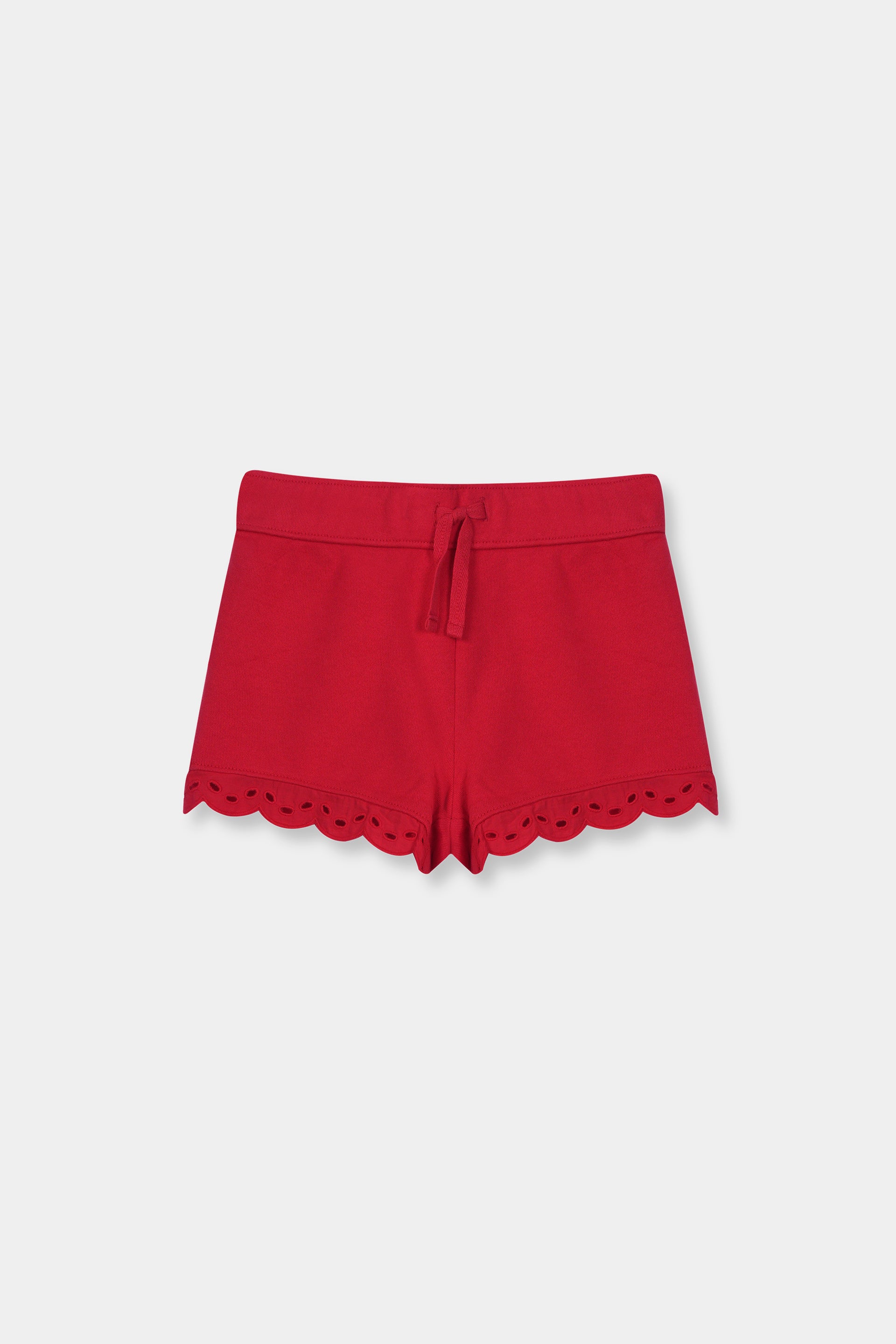 Kids 100% Imported Soft Cotton Red Shorts