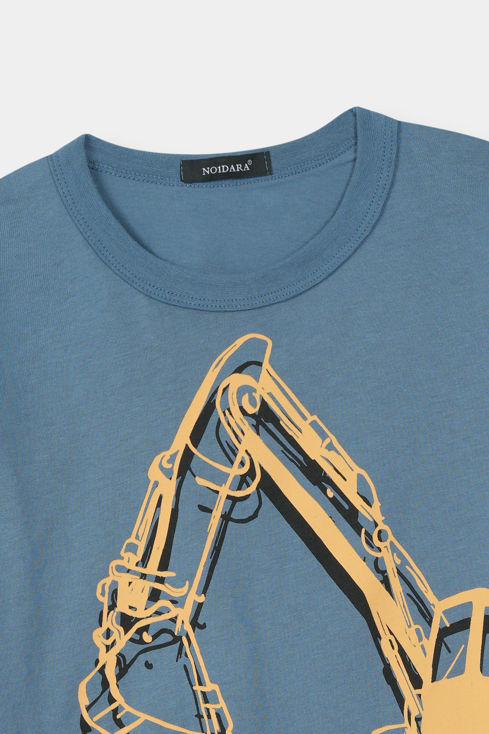 Boys 100% Imported Soft Cotton Graphics Printed T-Shirt