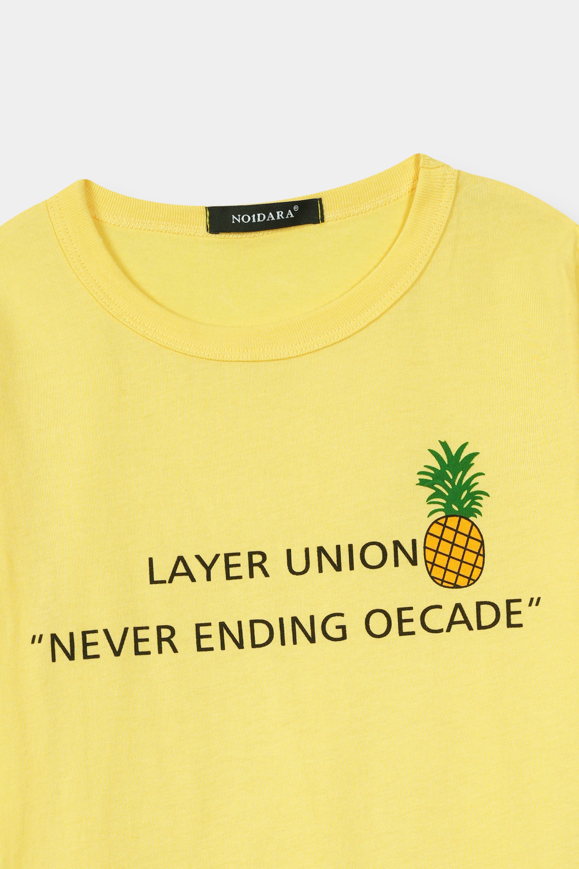 Boys 100% Imported Soft Cotton Yellow Printed T-Shirt