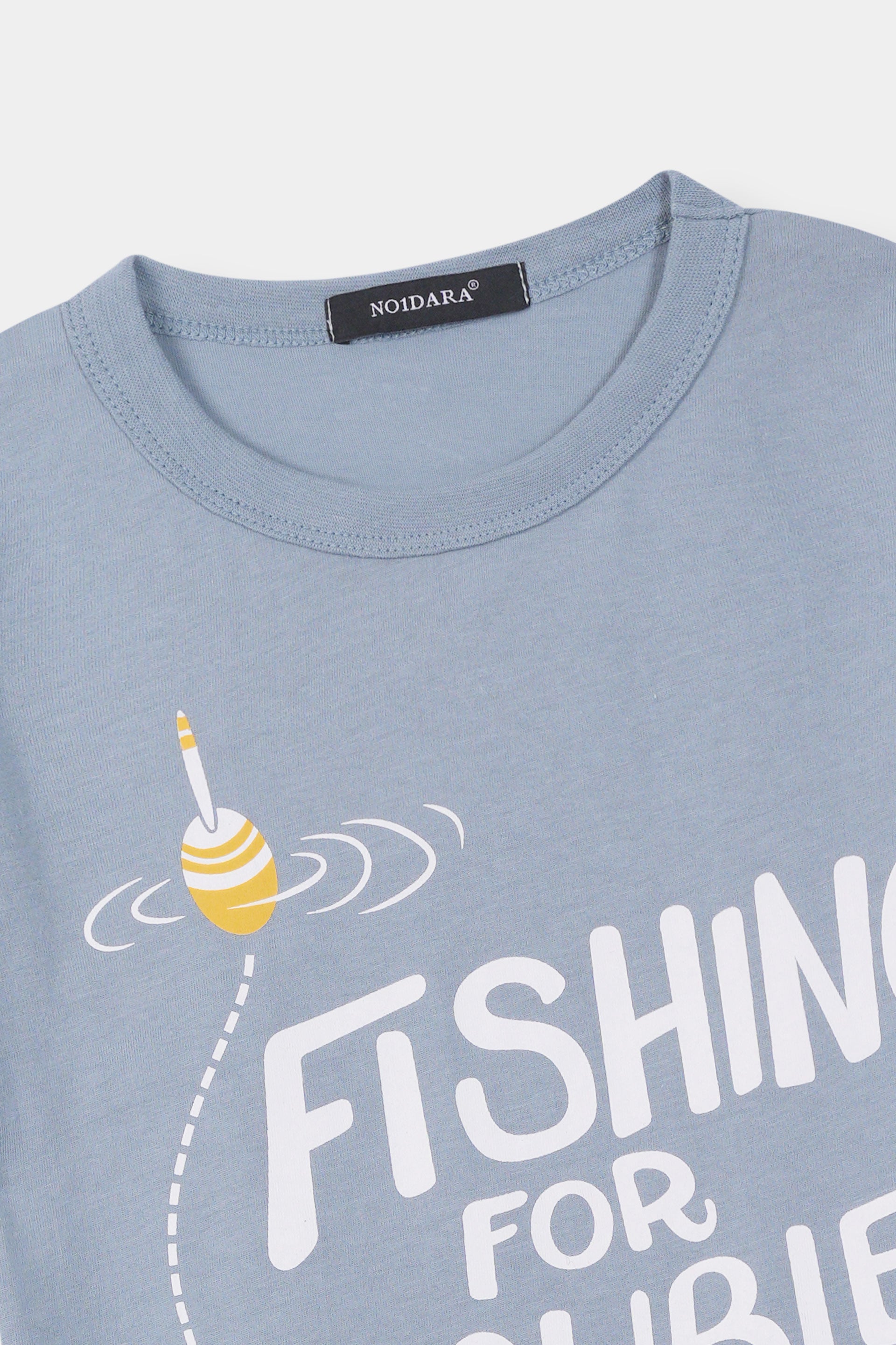 Boys 100% Imported Soft Cotton Grey Graphics Printed T-Shirt