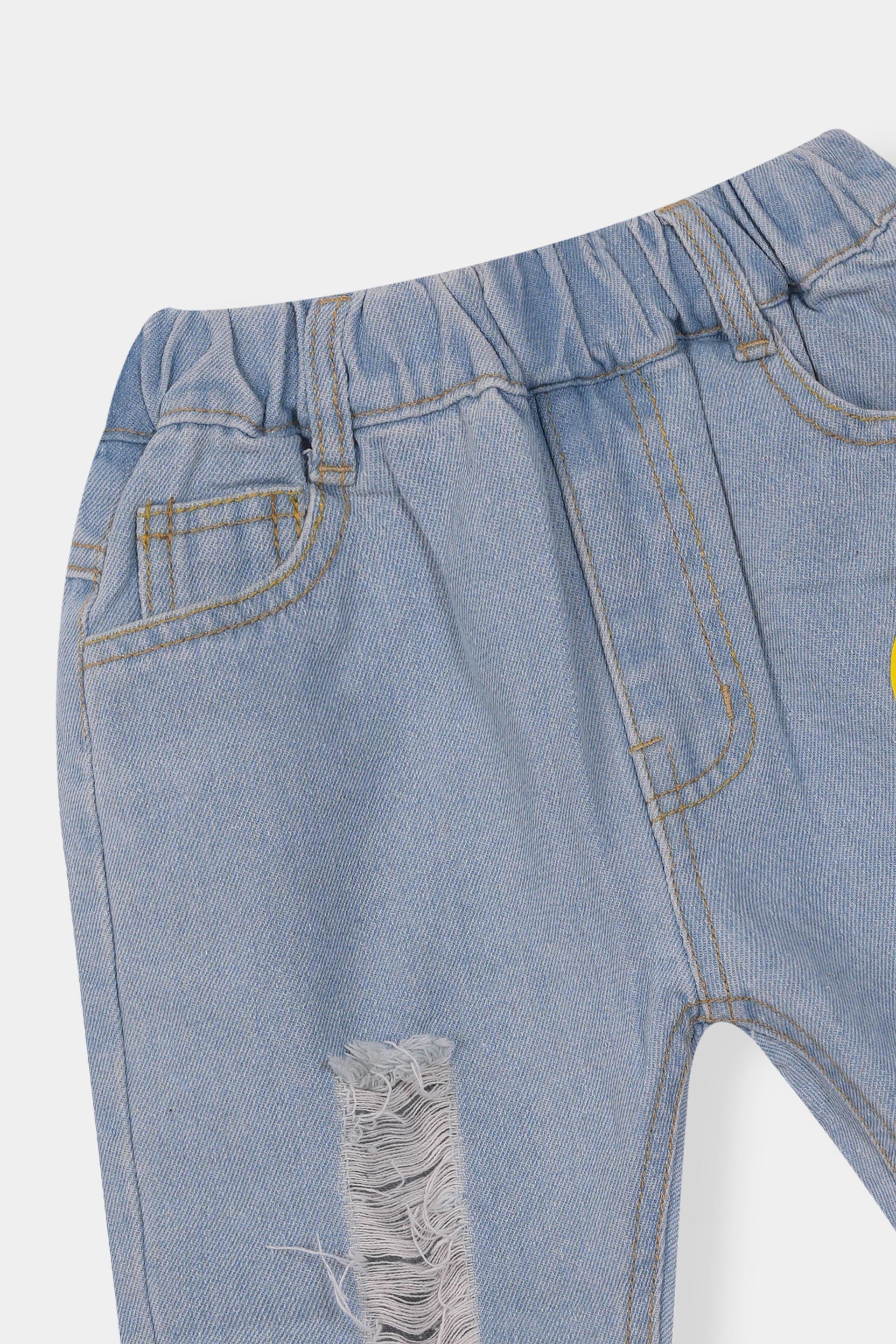 Kids 100% Imported Soft Cotton Denim Shorts