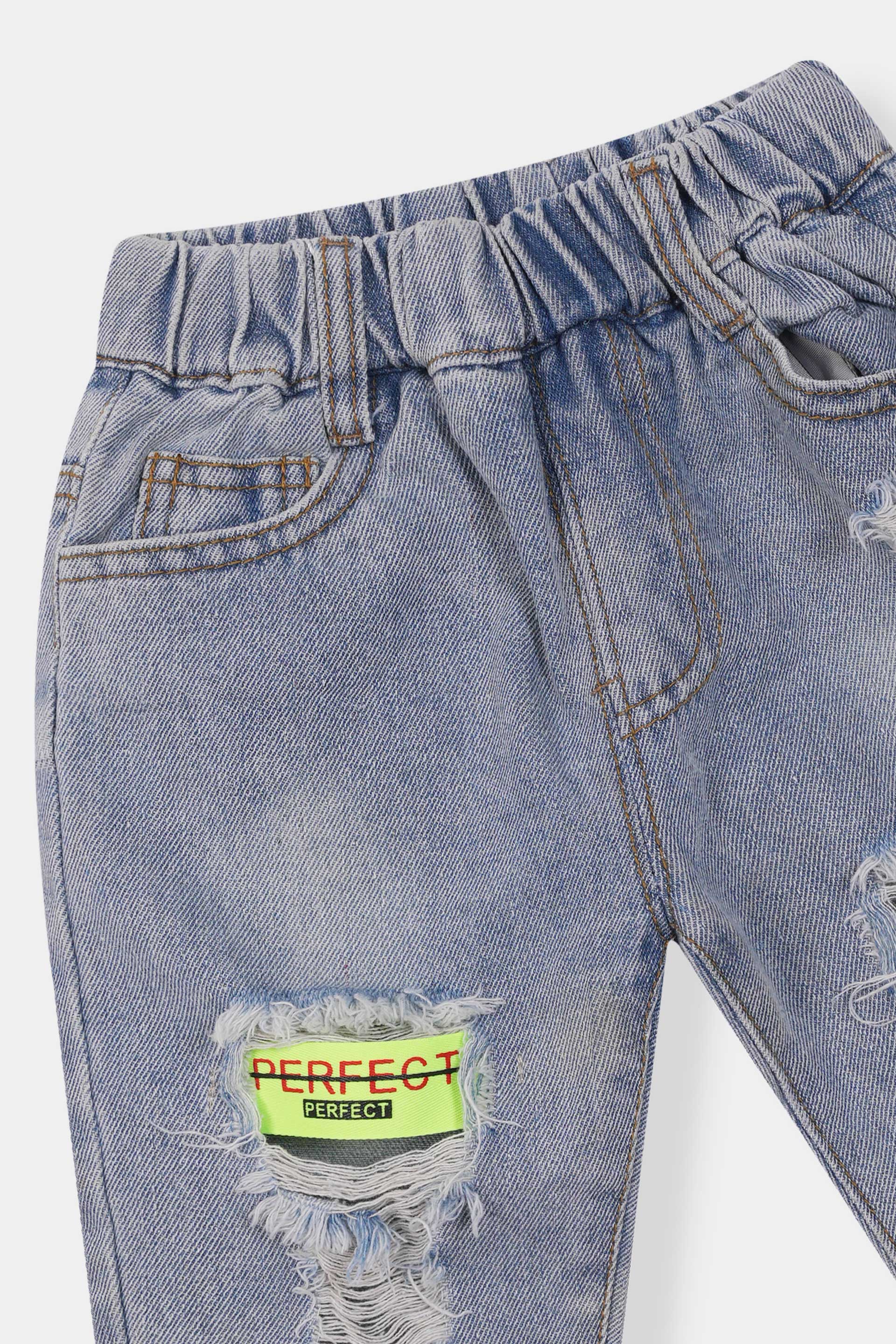 Kids 100% Imported Soft Cotton Denim Shorts