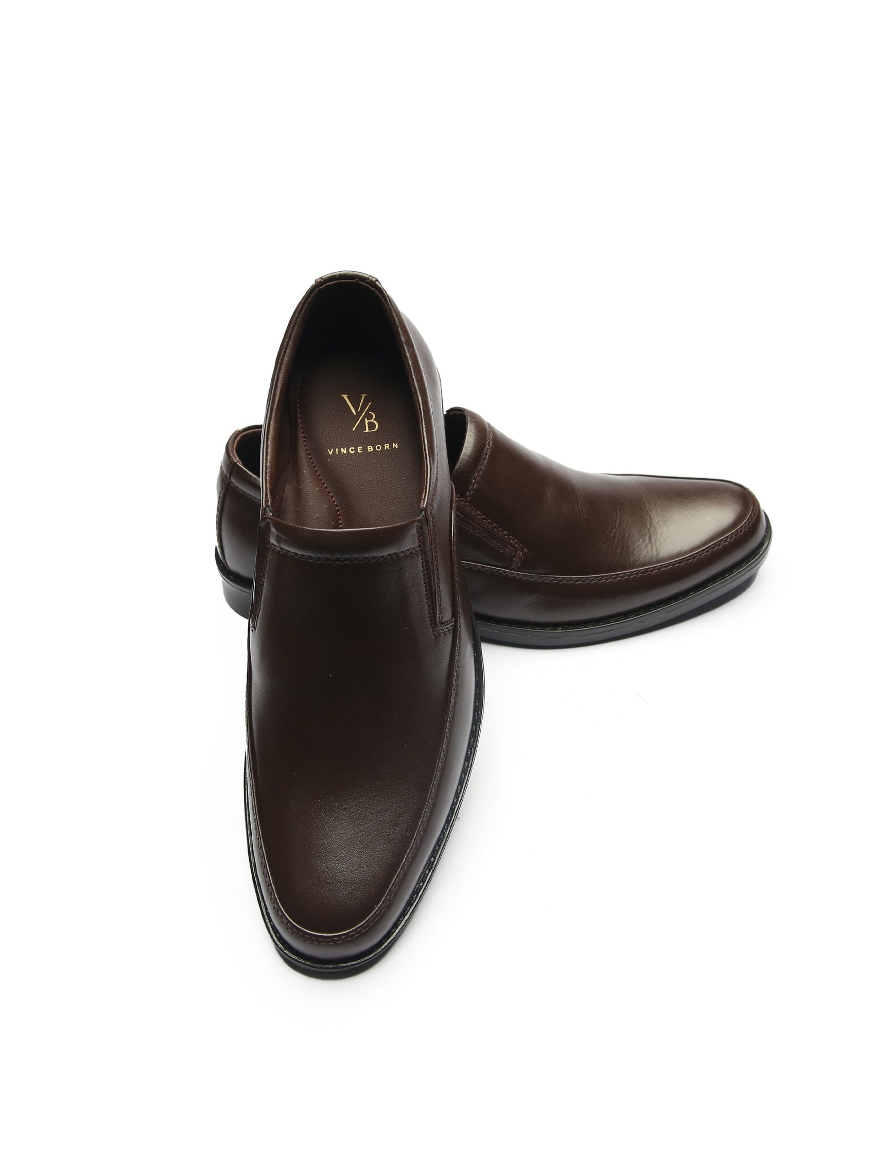 Pure Leather Rubber Sole Shoes 5816