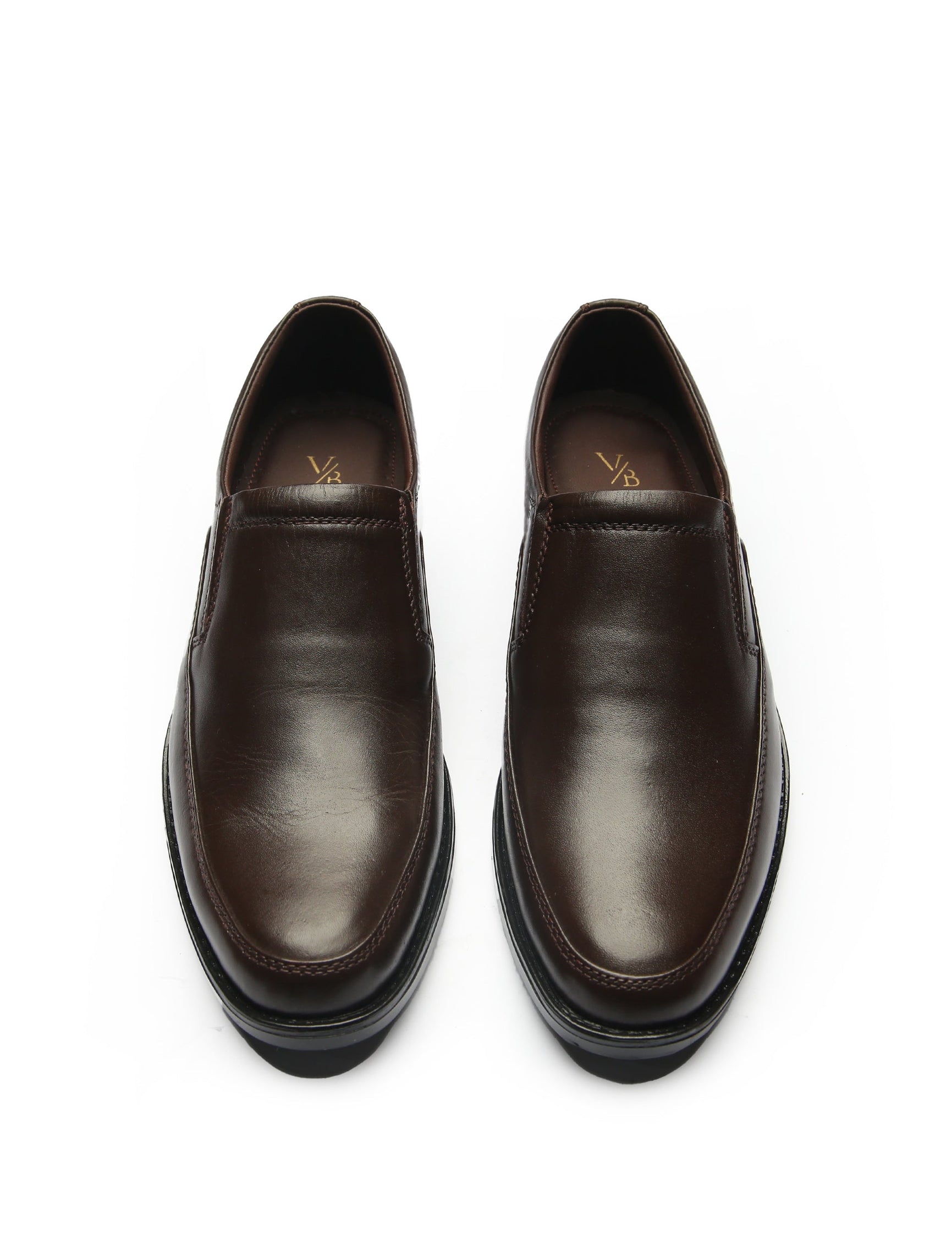 Pure Leather Rubber Sole Shoes 5816