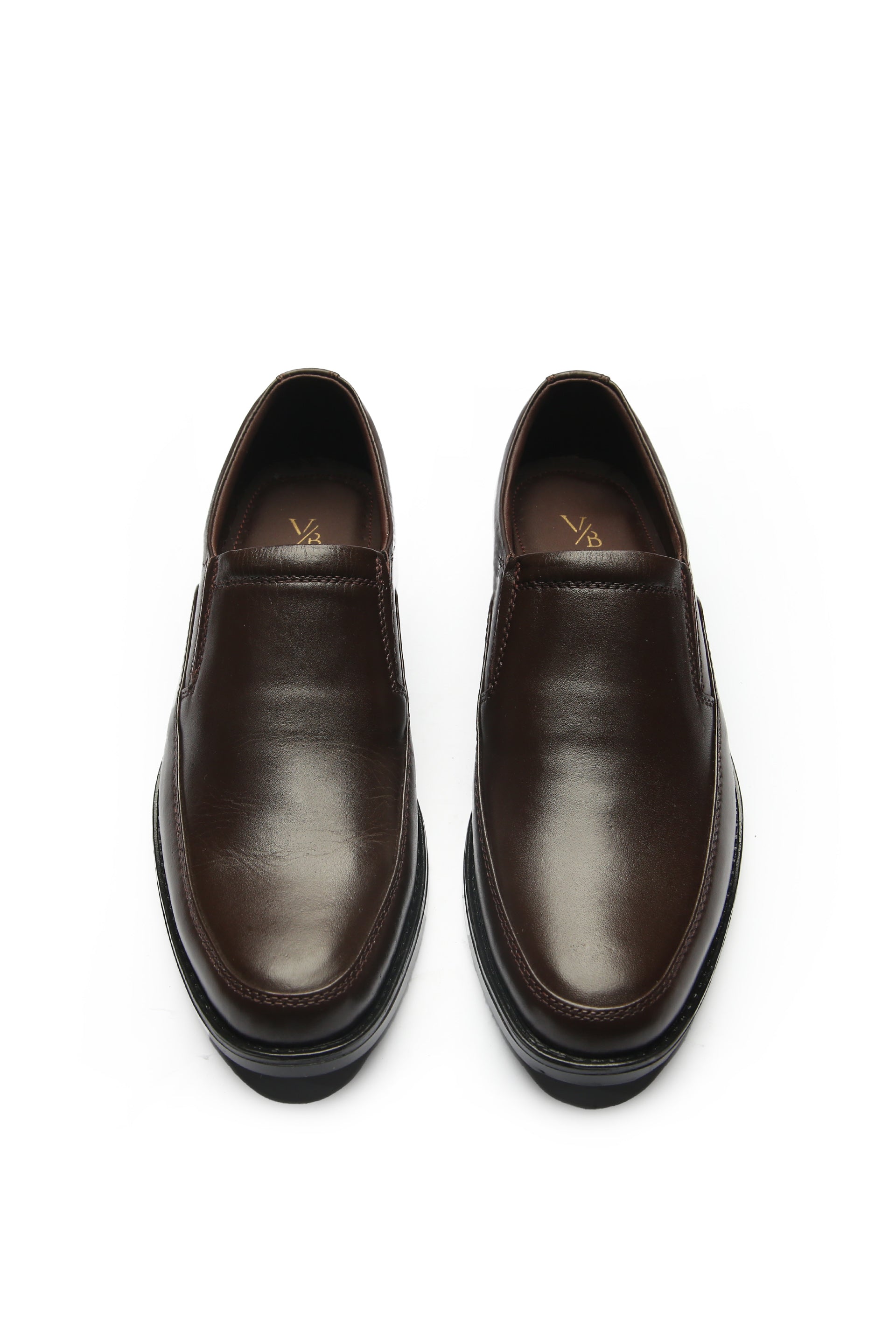 Pure Leather Rubber Sole Shoes 5816