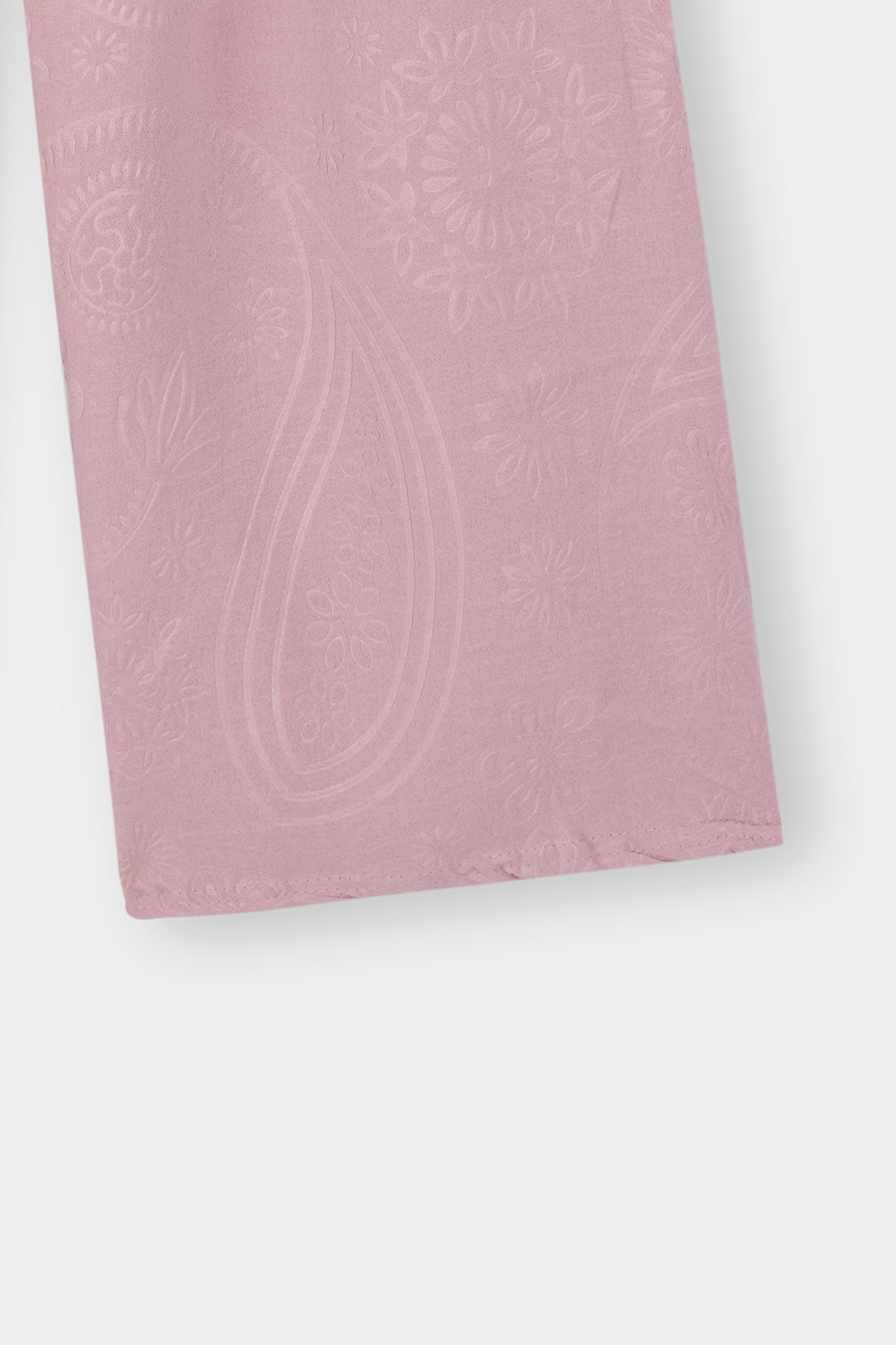 Girls Imported Polyester Pink Wide Leg Trouser(5 years to 12 years)