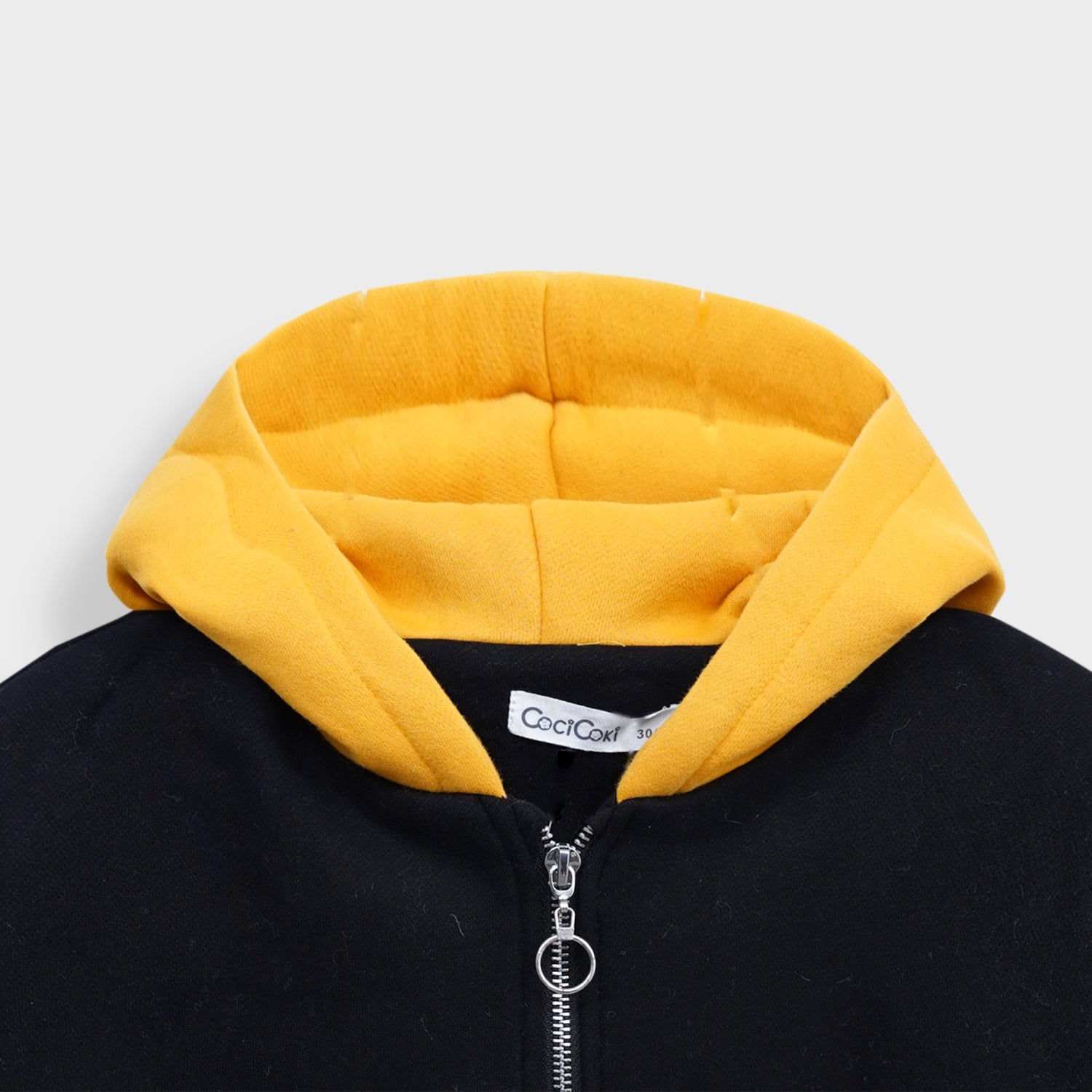 Imported Kids Fleece Black Zipper Hoodie