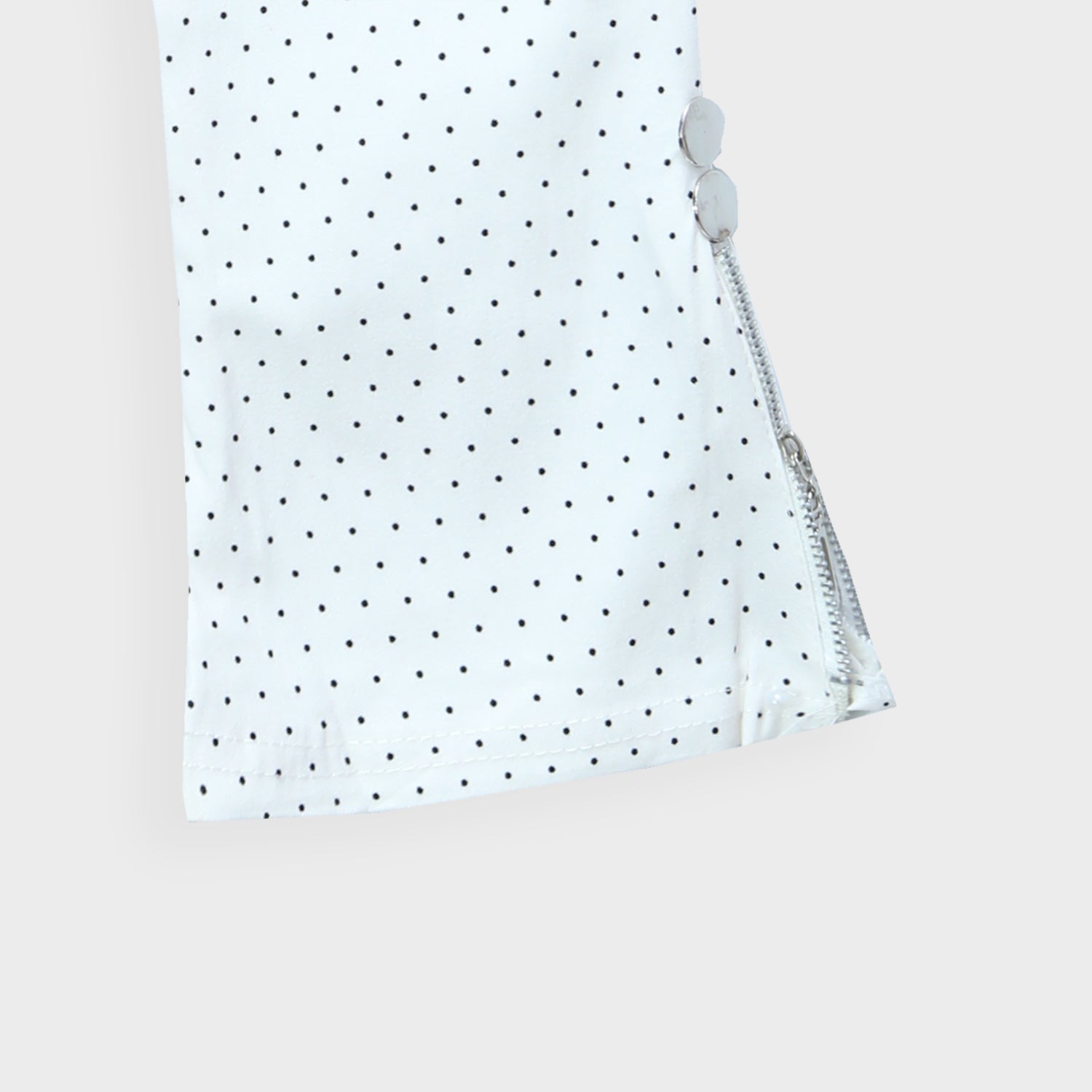 Imported White And Black Dots Pant Tights For Girls