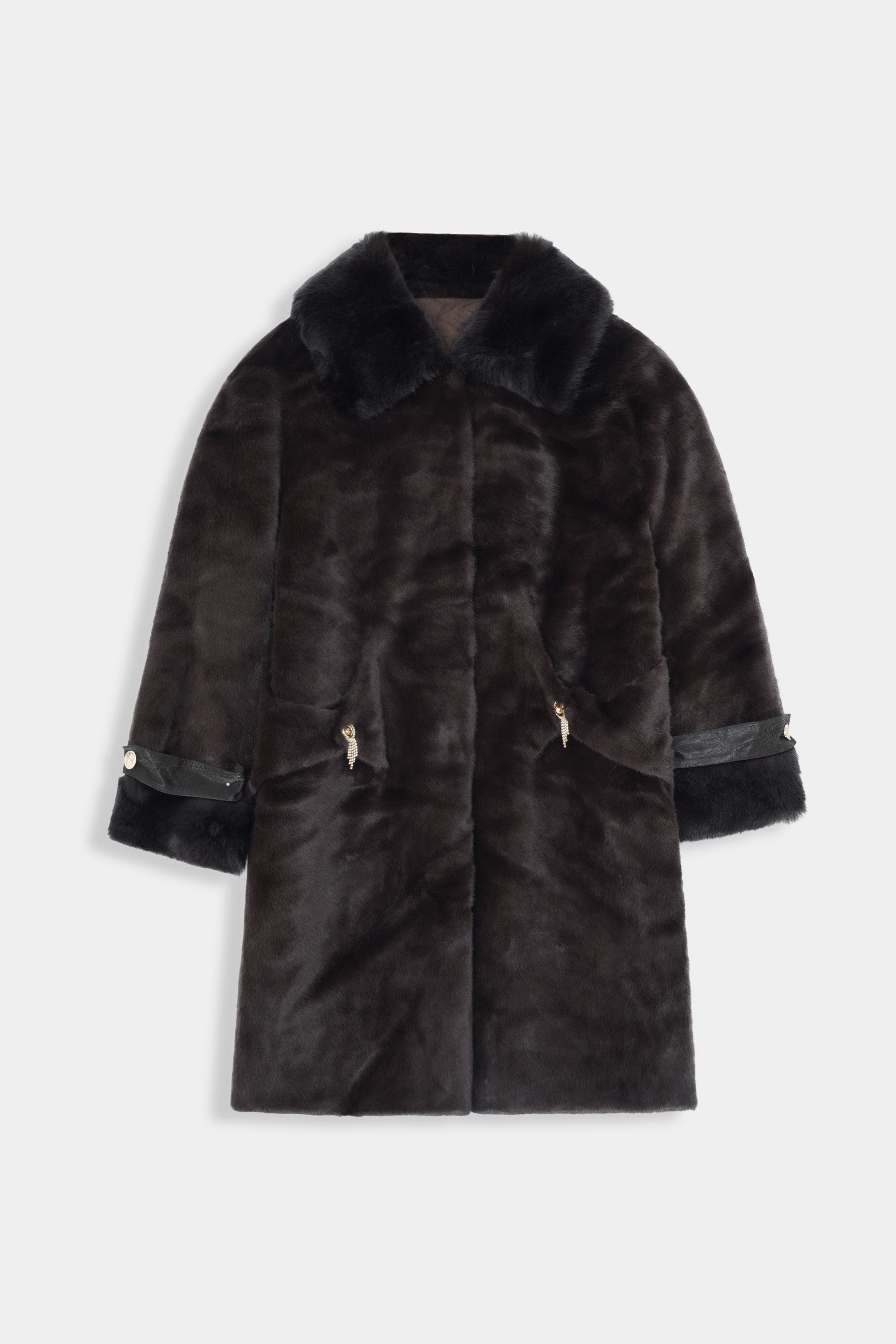 Women Imported Russian Fluffy Long Coat