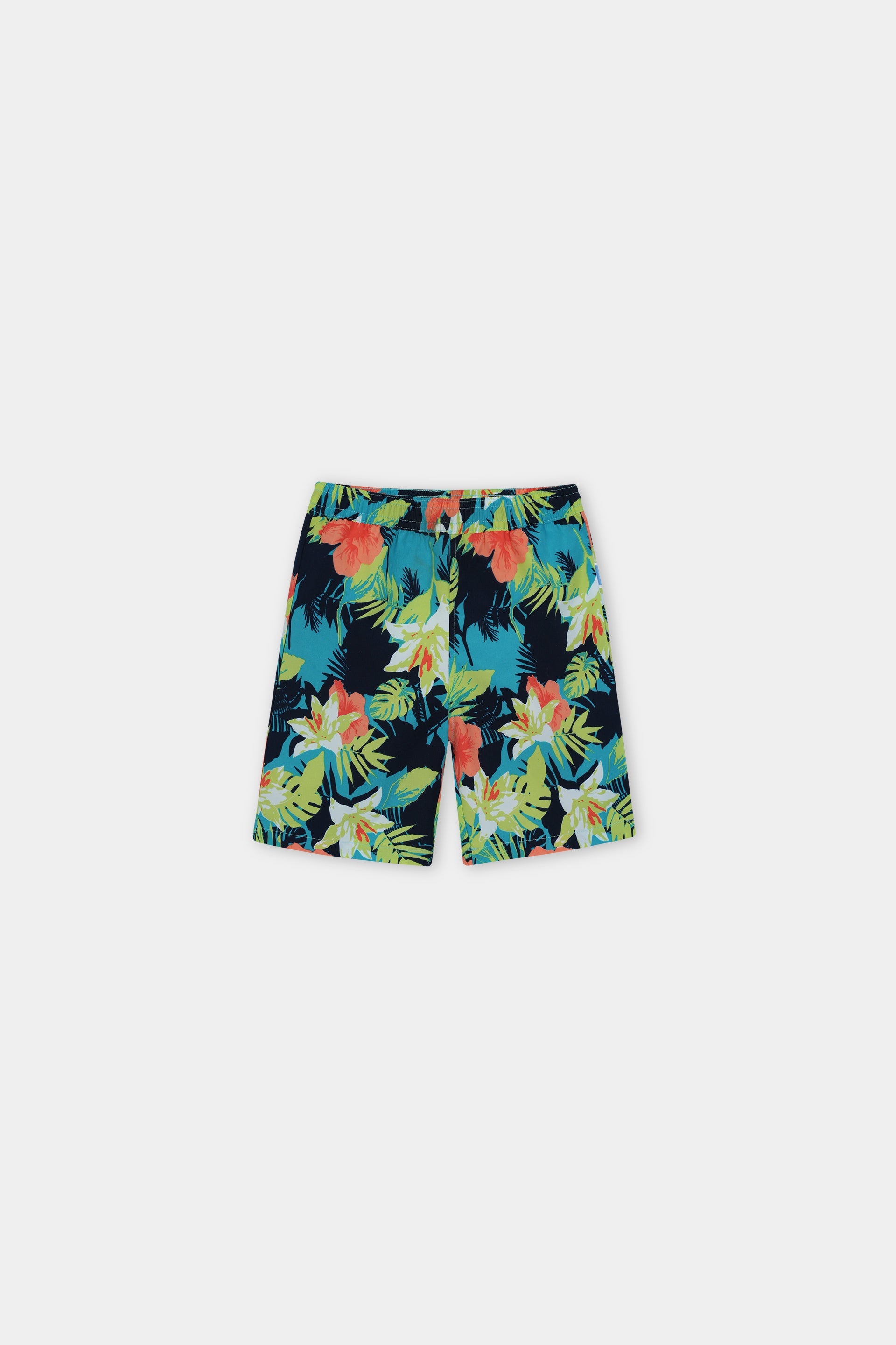 Kids 100% Imported Soft Cotton Floral Printed Shorts