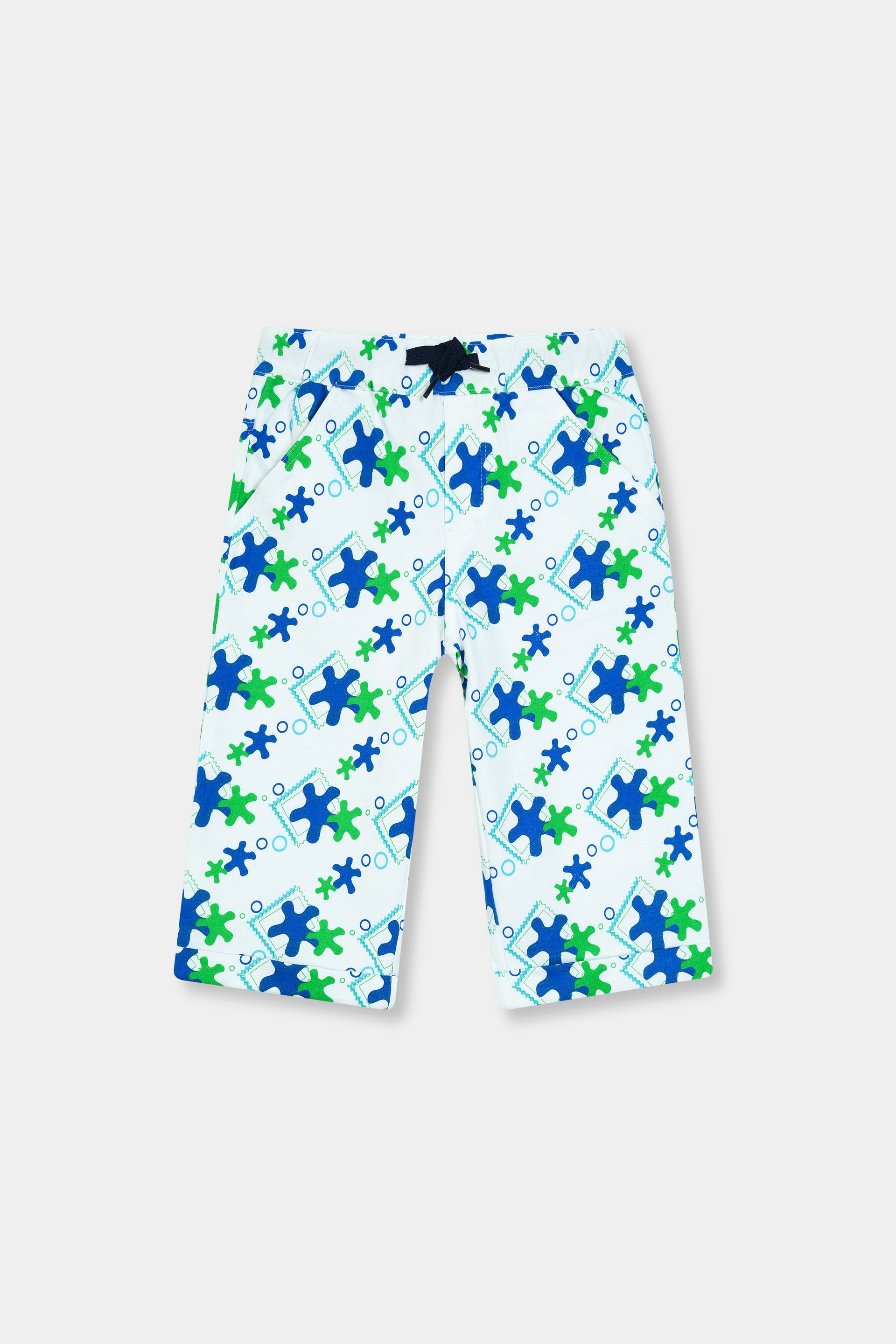 Kids 100% Imported Soft Cotton Printed Trouser