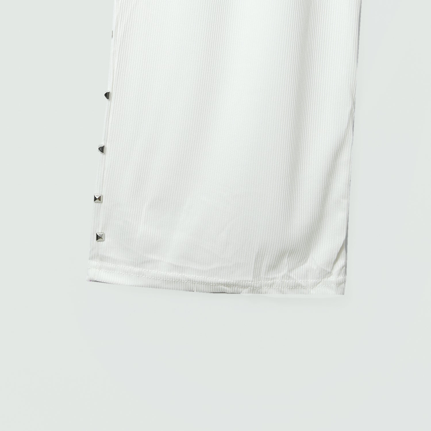 Imported Chifon White Bell Bottom Plazo Trouser For Girls