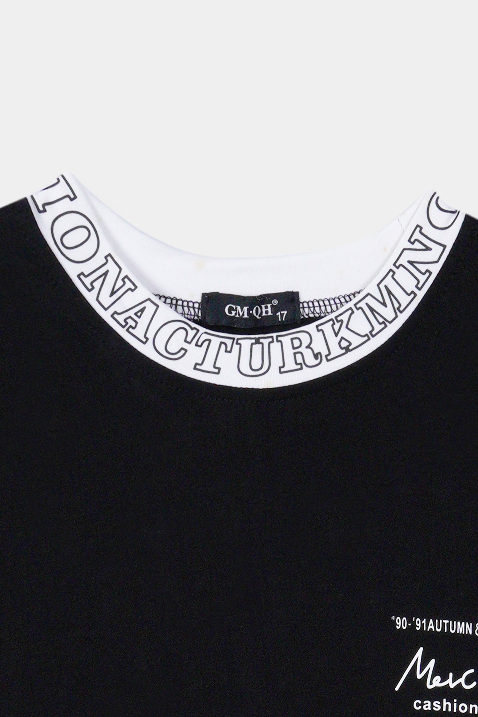 Kids Imported Soft Cotton Printed Black Long Sleeve T-Shirt
