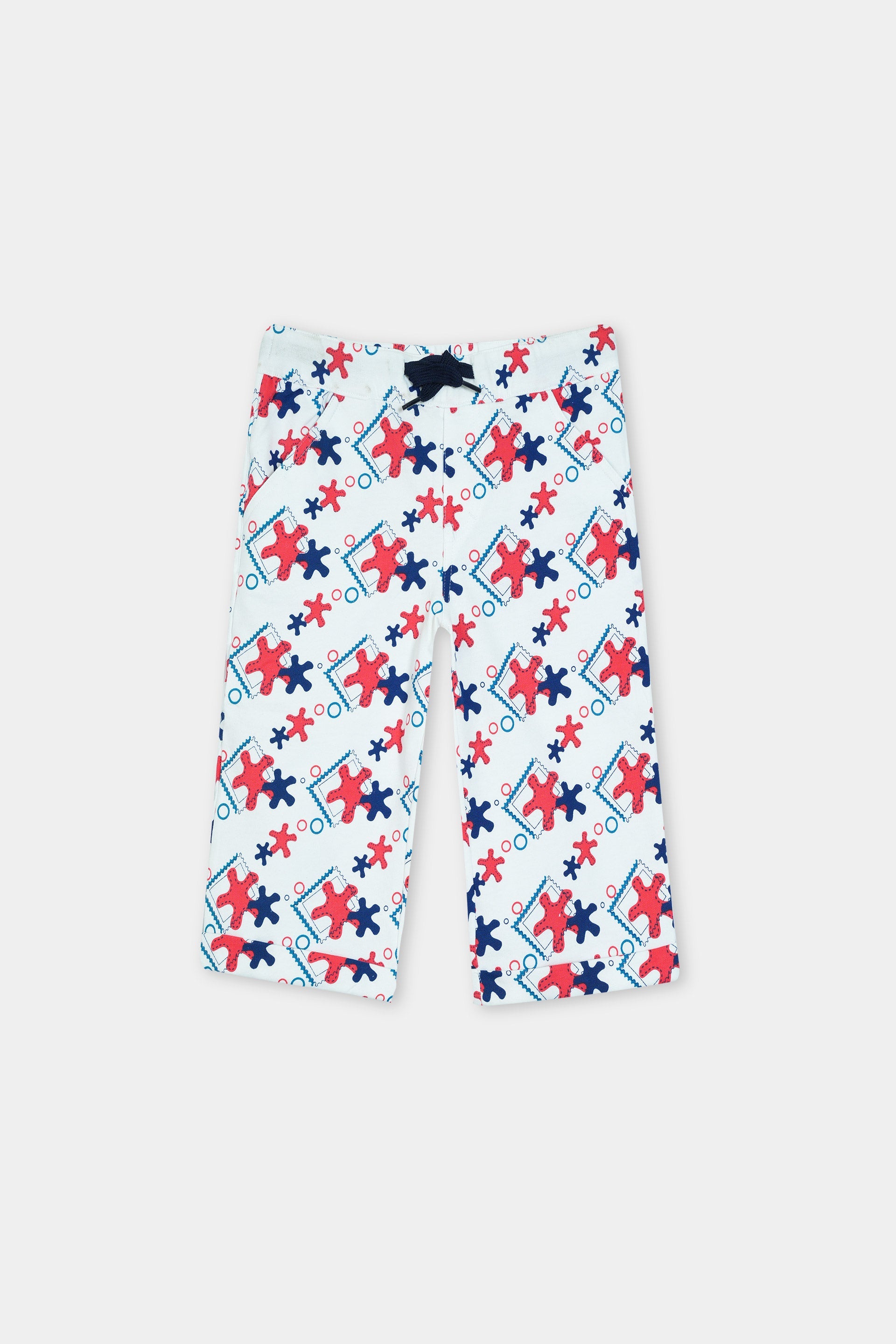 Kids 100% Imported Soft Cotton Printed Trouser
