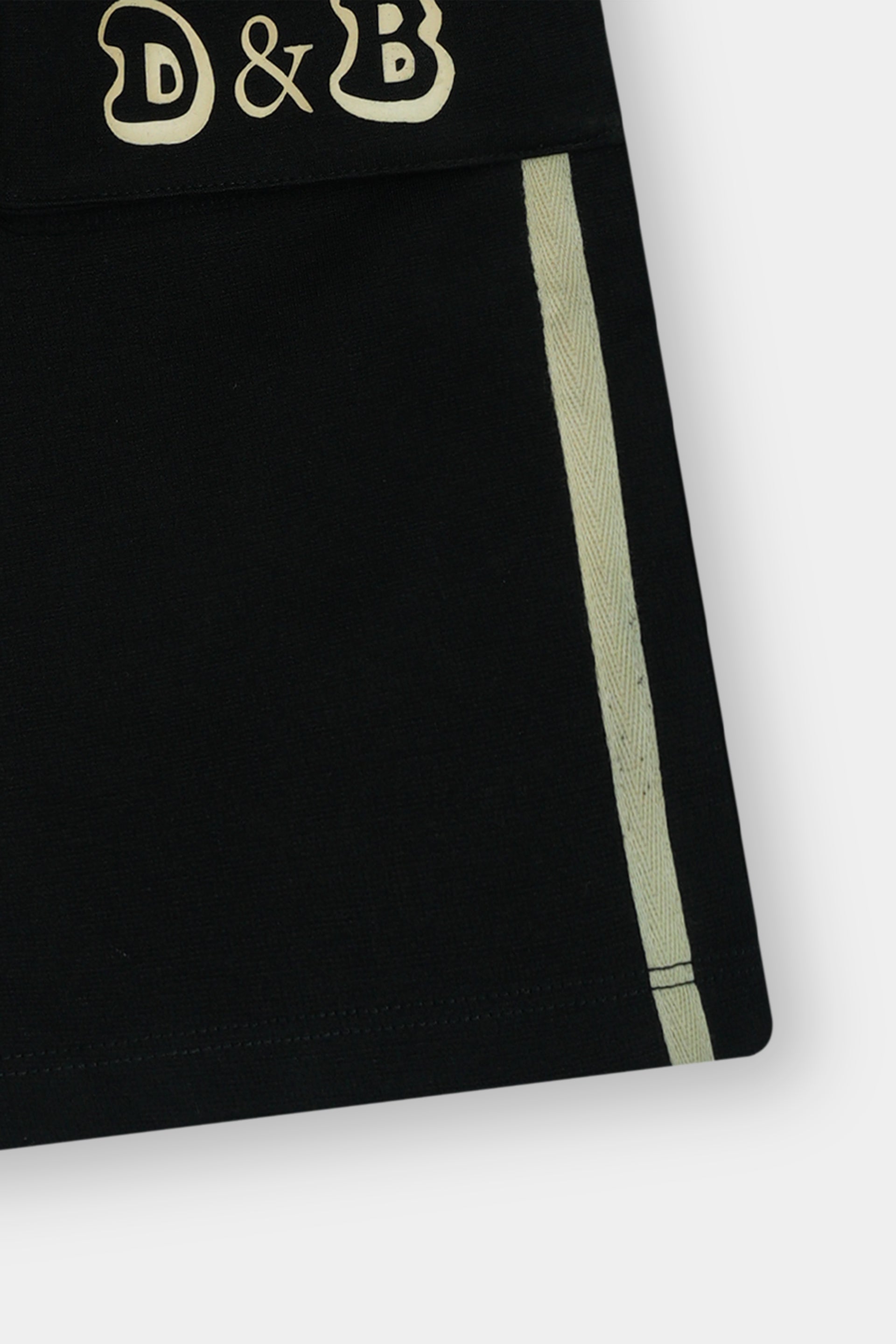 Kids 100% Imported Soft Cotton Black Shorts With logo Printed