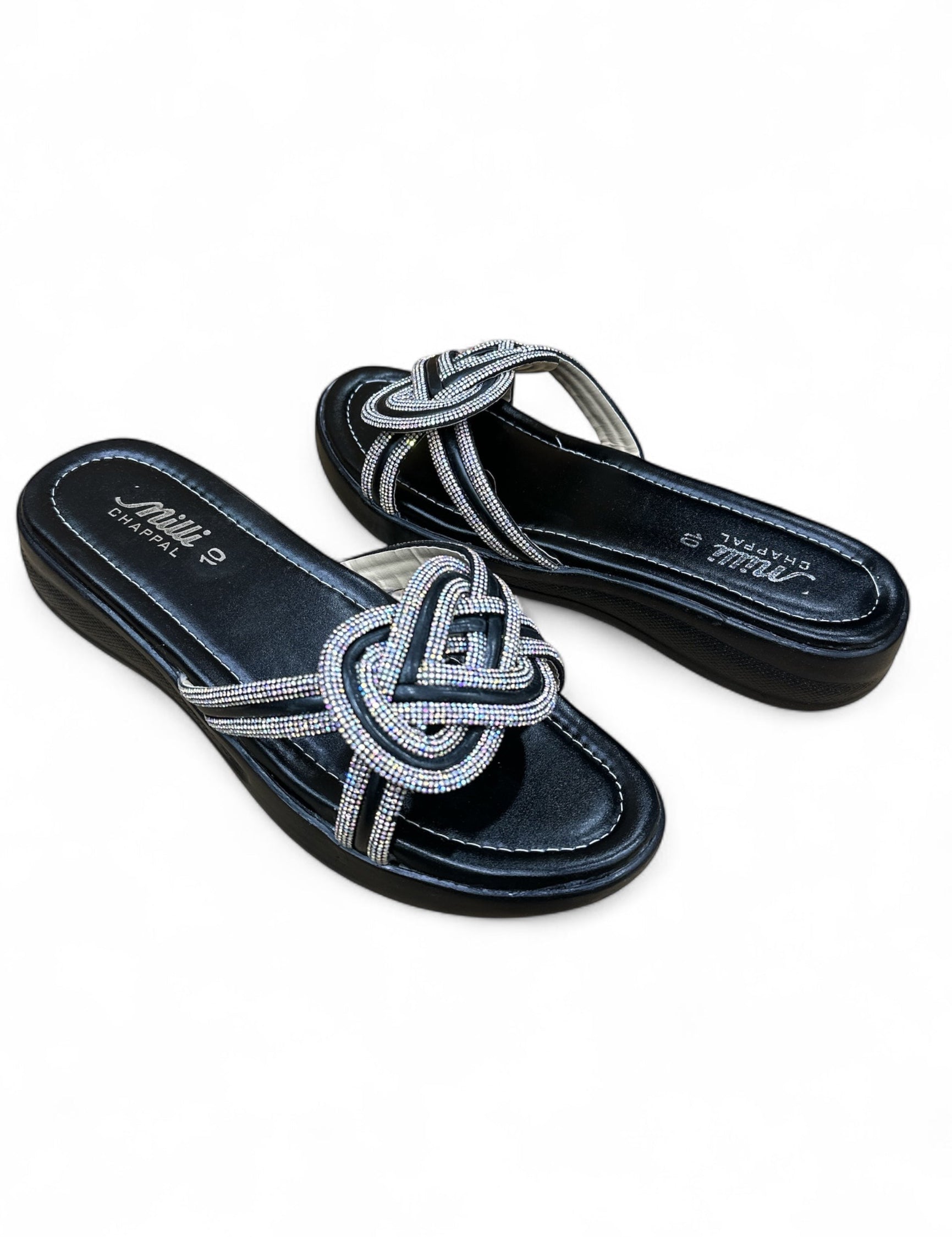 Ladies fancy reep pu sole