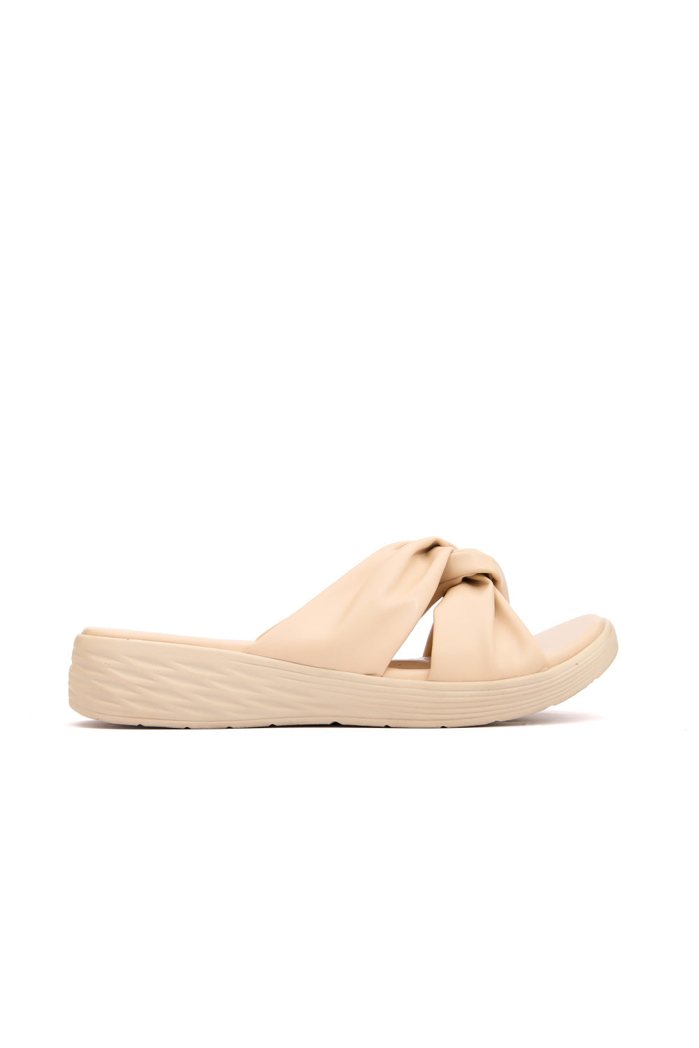 Women Cream Comfortable Slipper