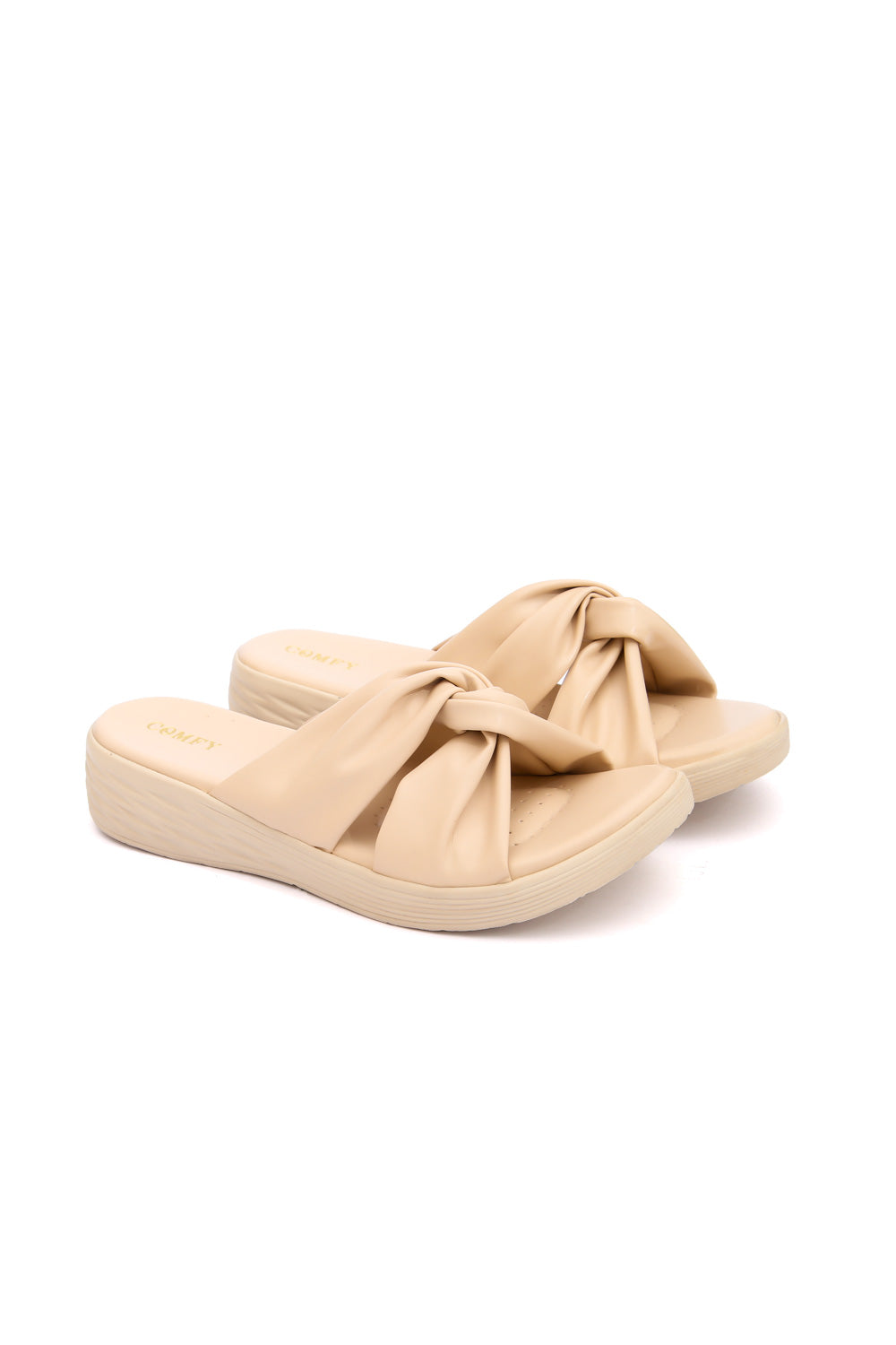 Women Cream Comfortable Slipper