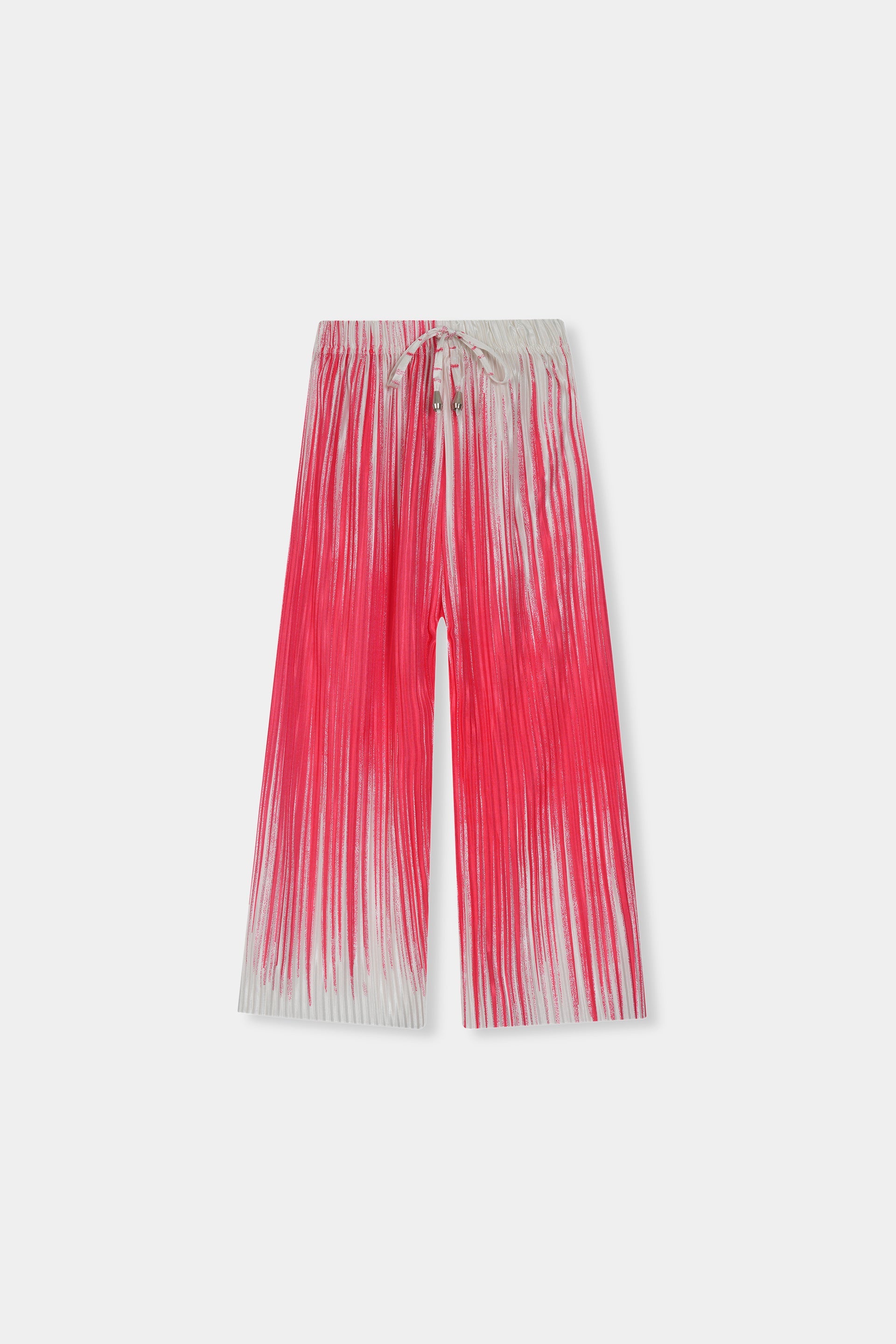 Girls Imported Pleated Pink And Black Trousers(size 5 years to 12 years)