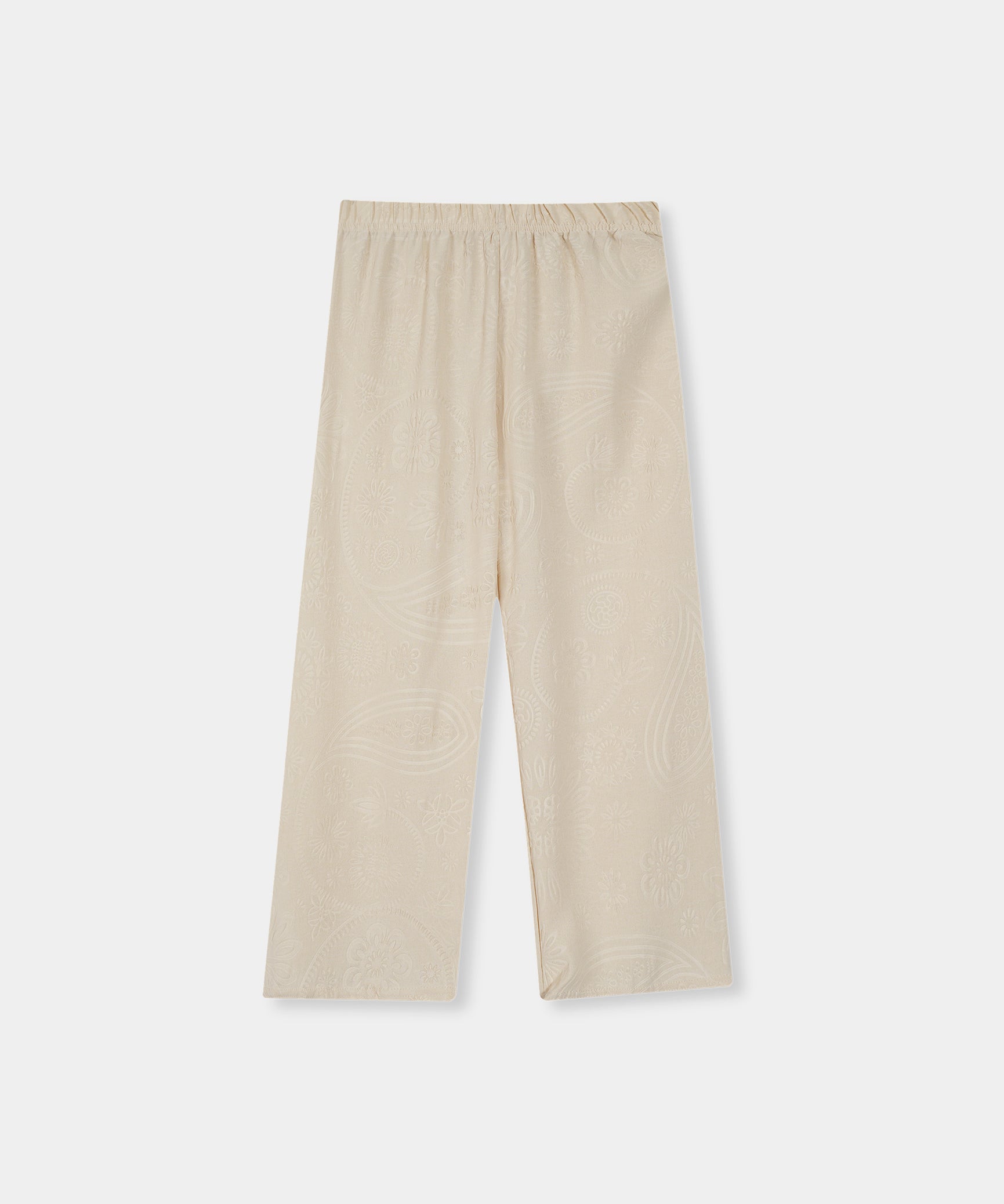Girls Imported Polyester Skin Wide Leg Trouser