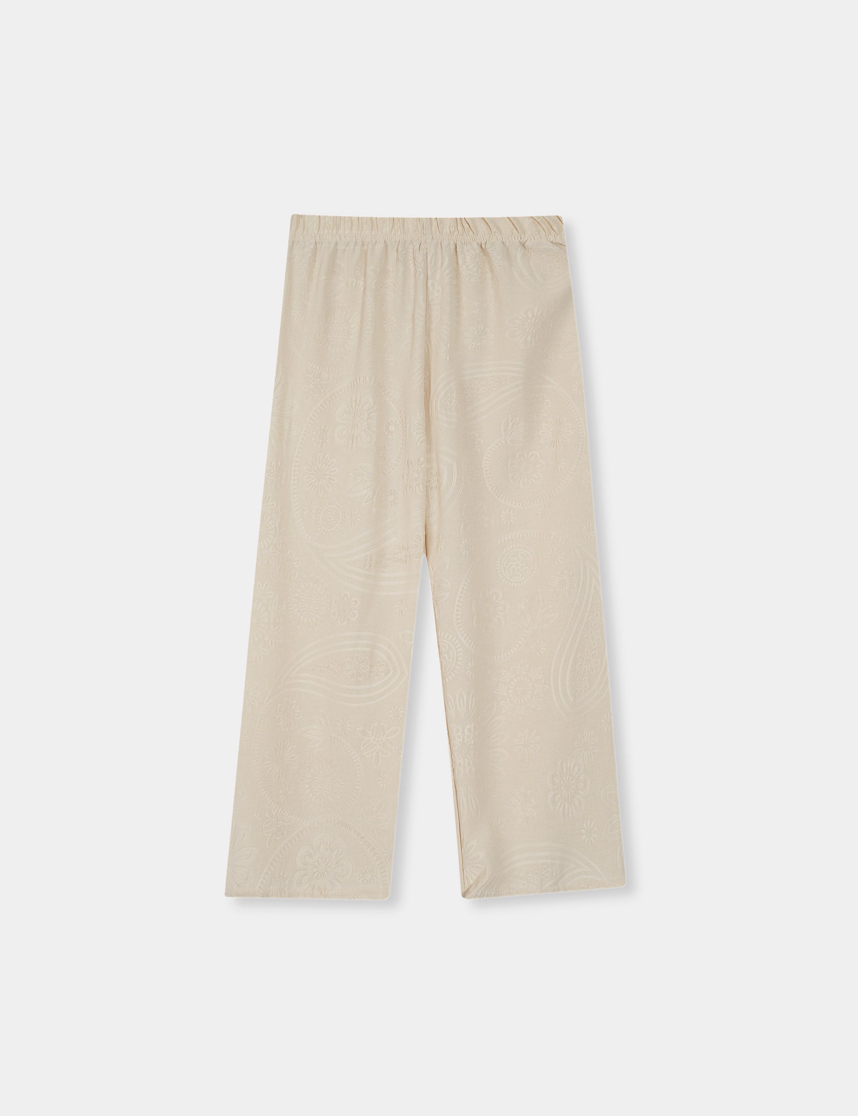 Girls Imported Polyester Skin Wide Leg Trouser