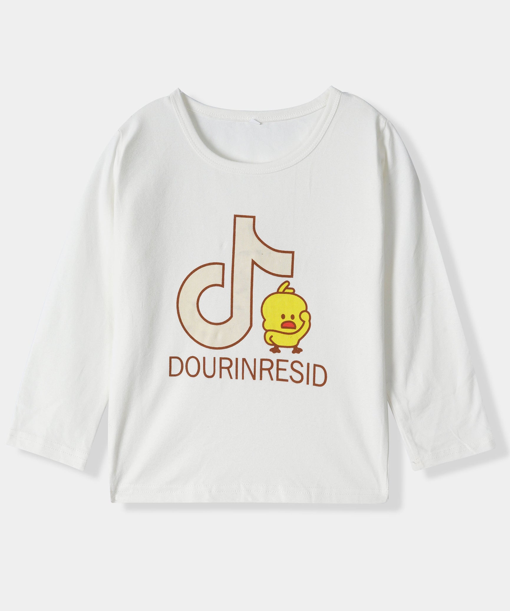 Girls Imported Soft Cotton Graphic Printed Long Sleeve T-Shirt