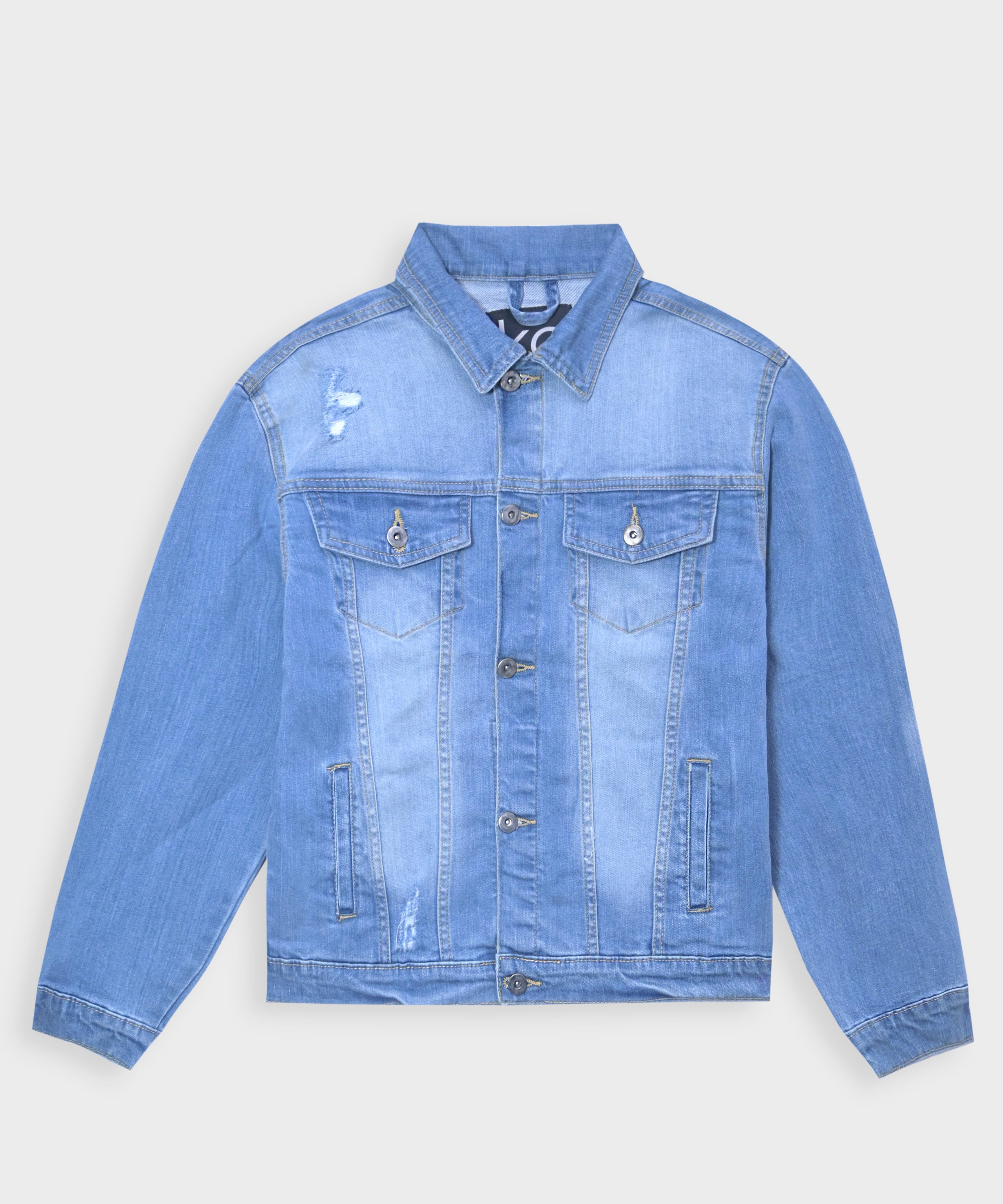 Kids Fashion Slim Fit Vintage Blue Denim Jacket