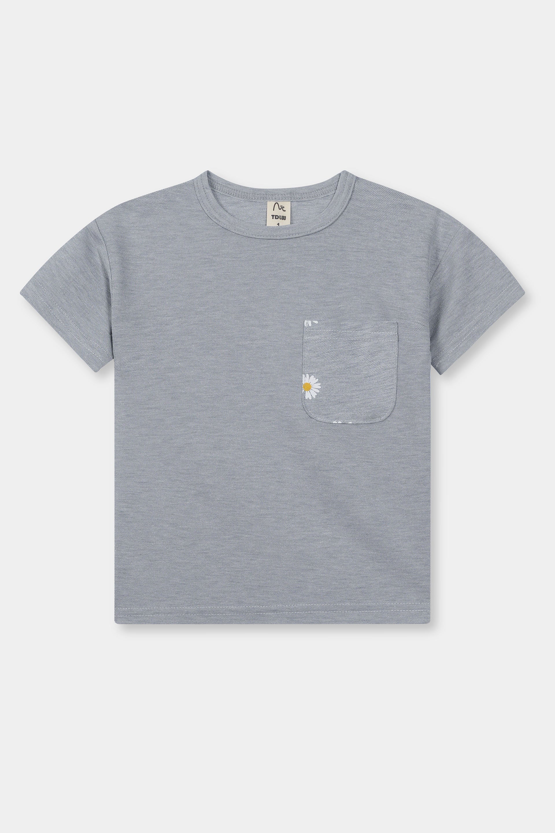 Kids 100% Imported Soft Lycra Cotton Grey T-Shirt