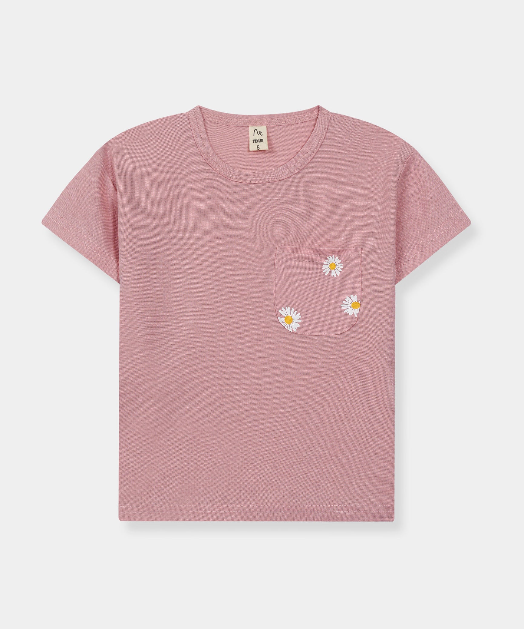 Kids 100% Imported Soft Lycra Cotton Pink T-Shirt