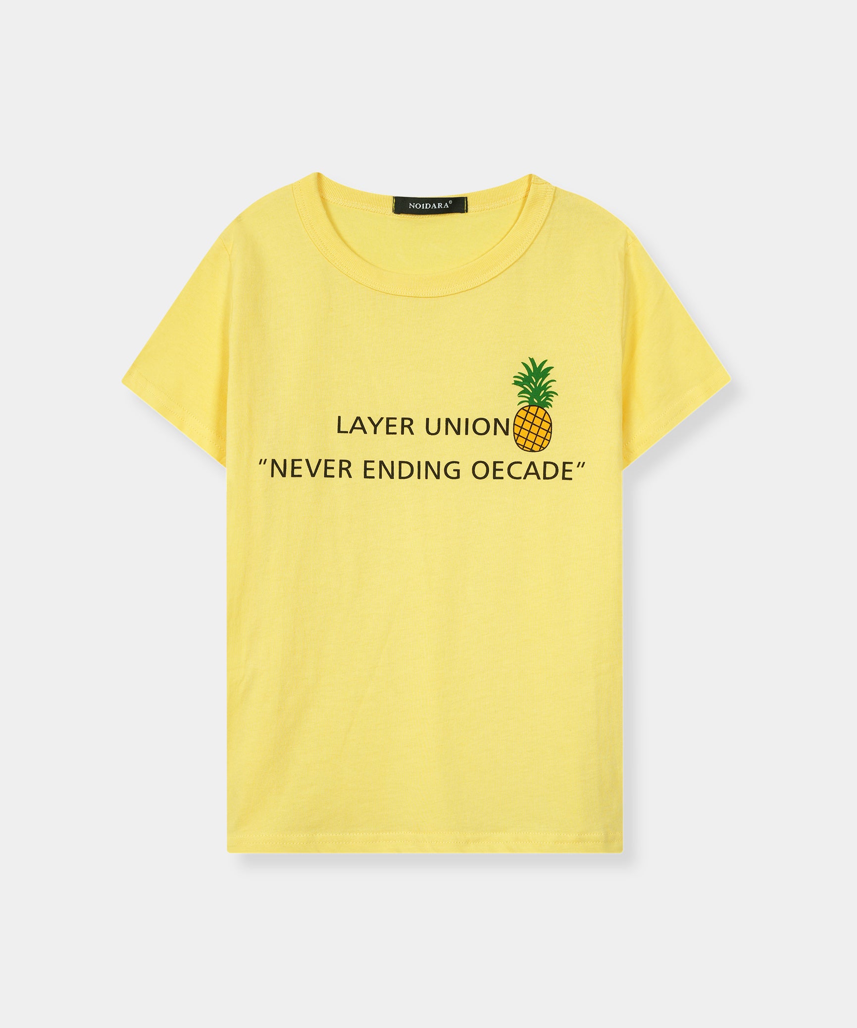 Boys 100% Imported Soft Cotton Yellow Printed T-Shirt