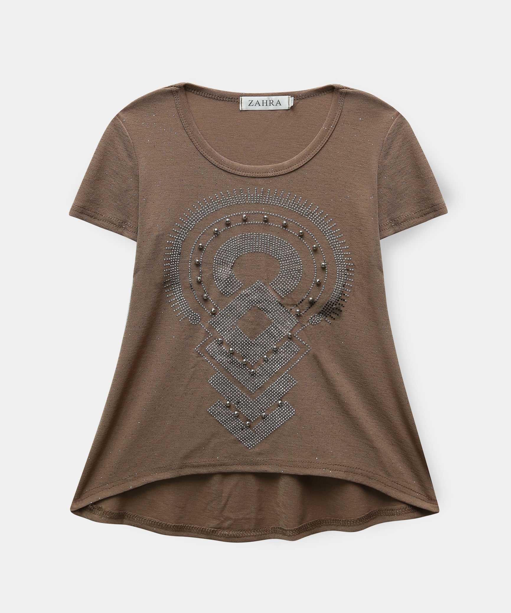 Girls Imported Cotton Graphics Printed Top