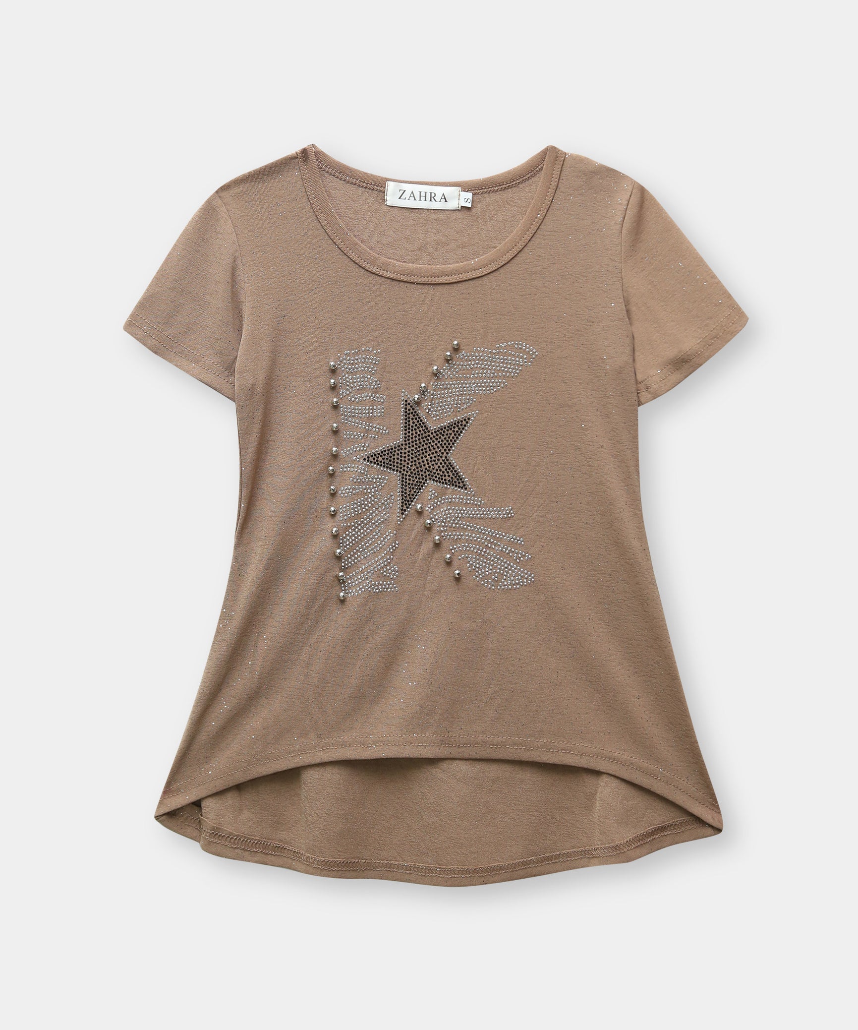 Girls Imported Cotton Graphics Printed Top