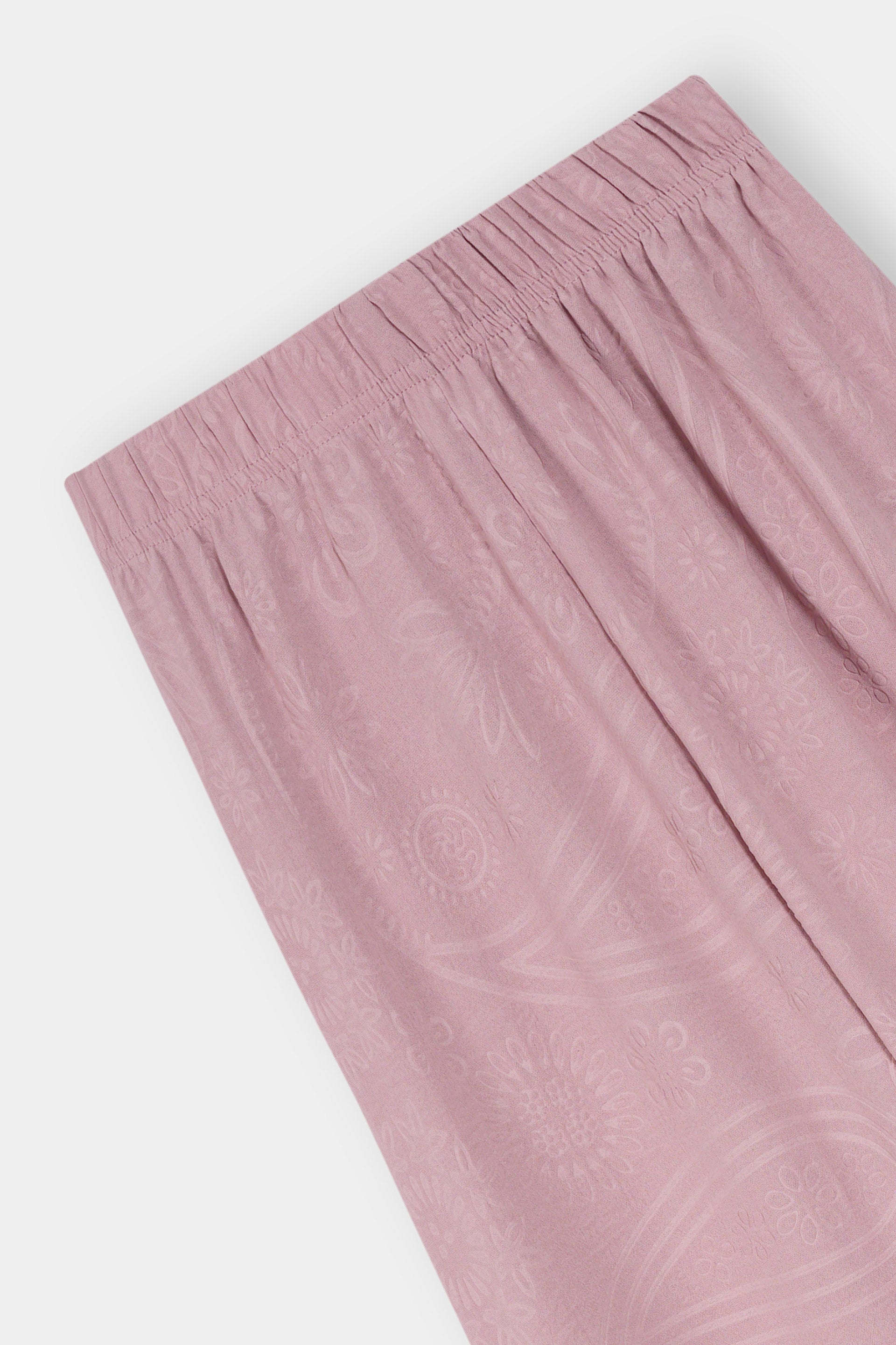 Girls Imported Polyester Pink Wide Leg Trouser