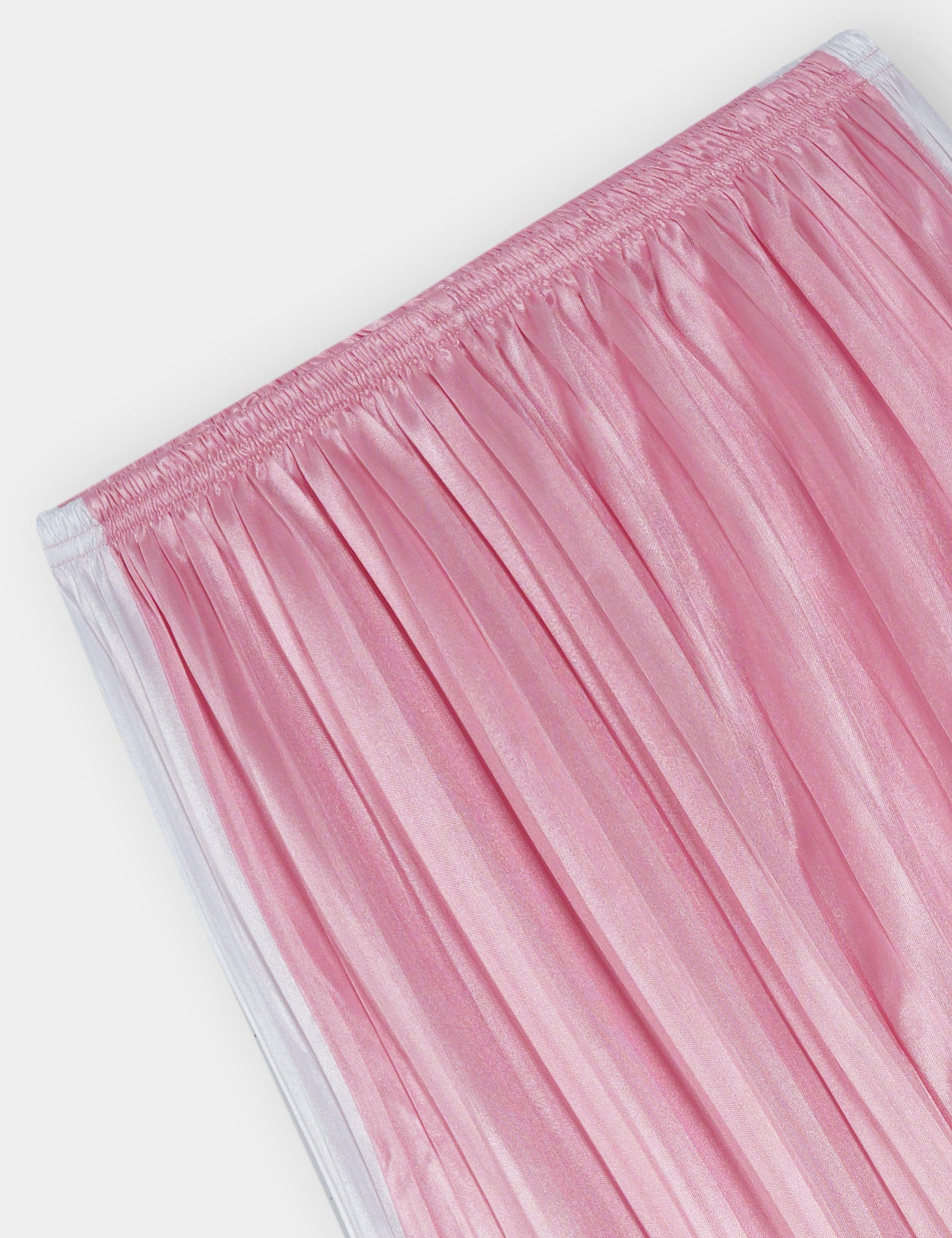 Girls Imported Linen Cotton Pink And White Stripe Trouser(size 3 years to 12 years)