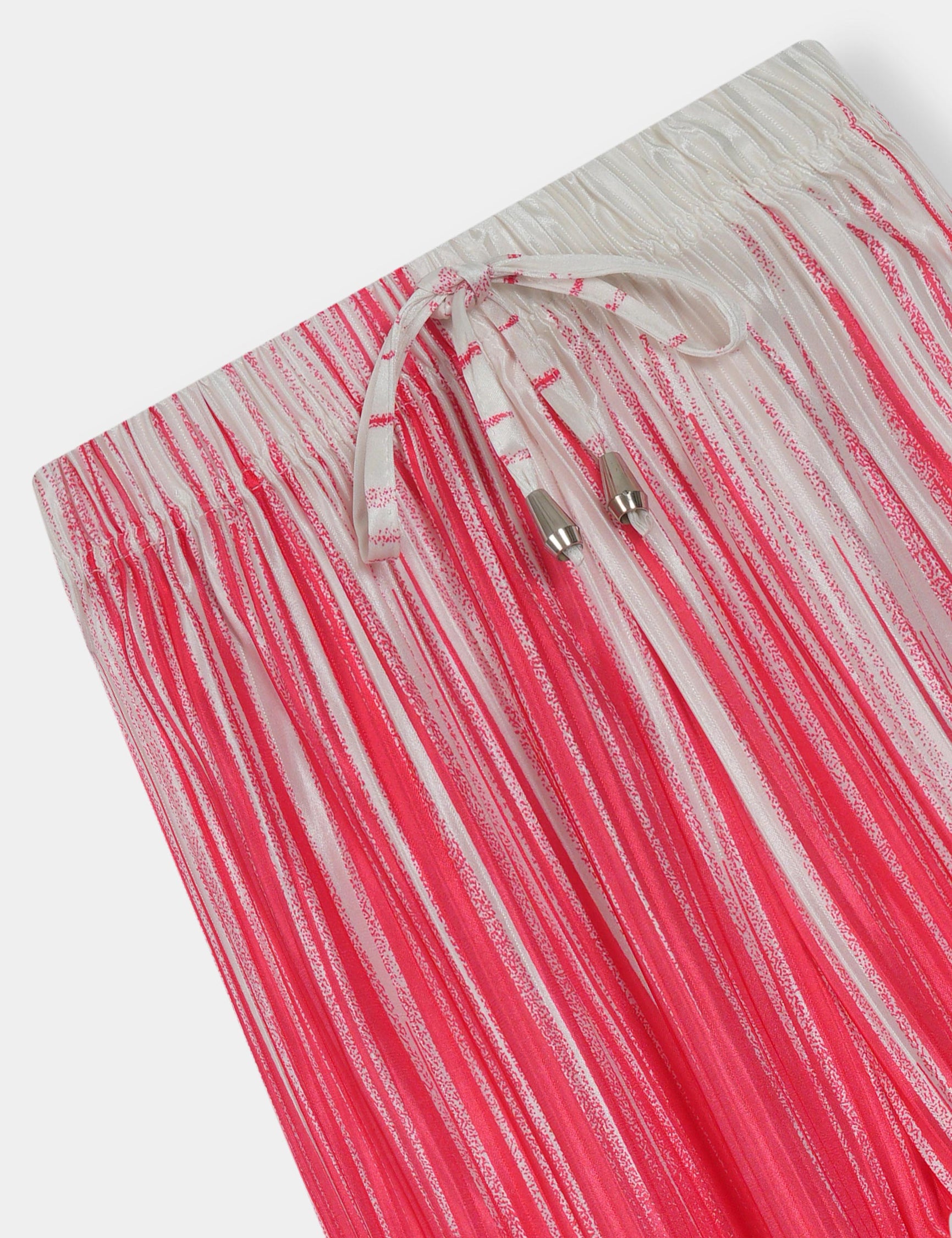 Girls Imported Pleated Pink And Black Trousers(size 5 years to 12 years)