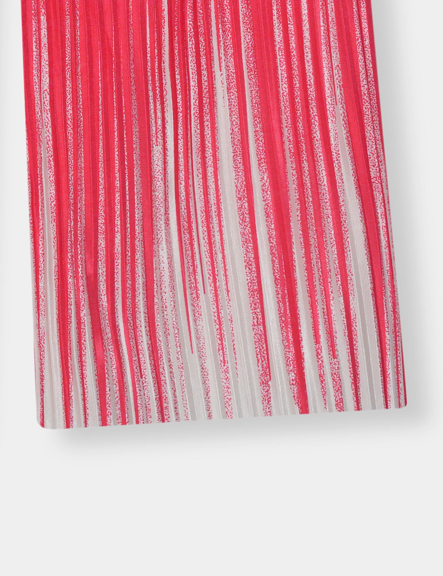 Girls Imported Pleated Red And white Trousers