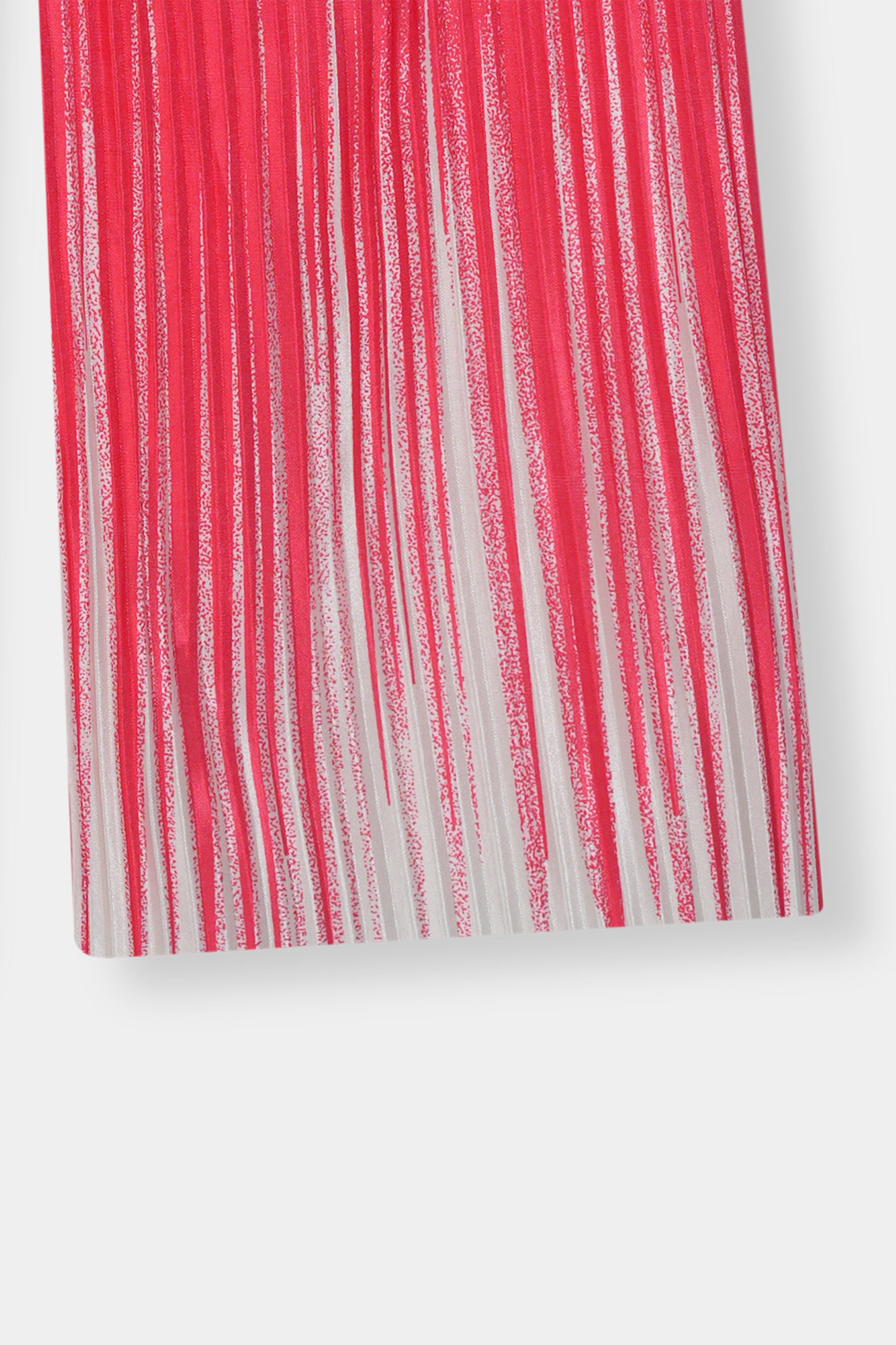 Girls Imported Pleated Red And white Trousers