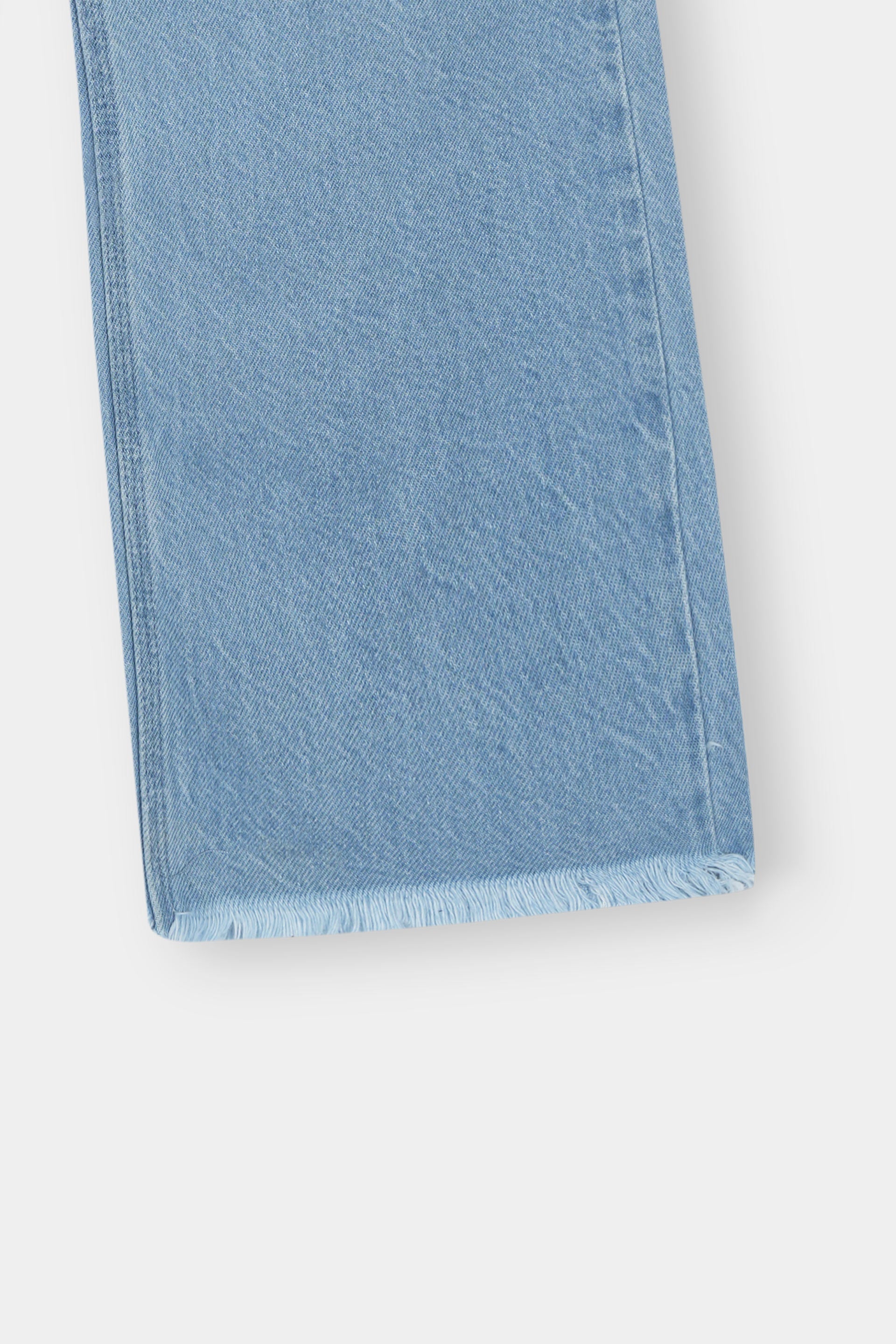 Girls Imported Denim Sky Blue Stretch Flared Jeans(size 4 to 14 years)