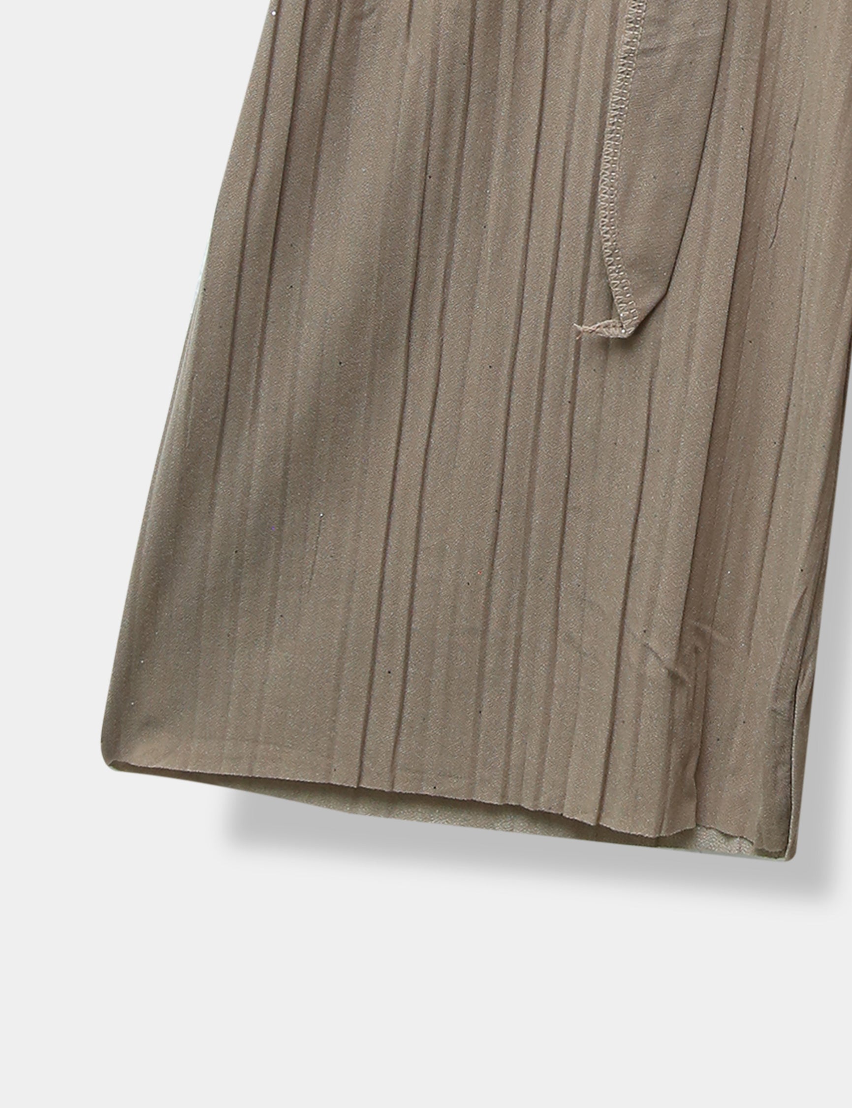 Girls Imported Linen Cotton Brown Bell Bottom Plazo Trouser