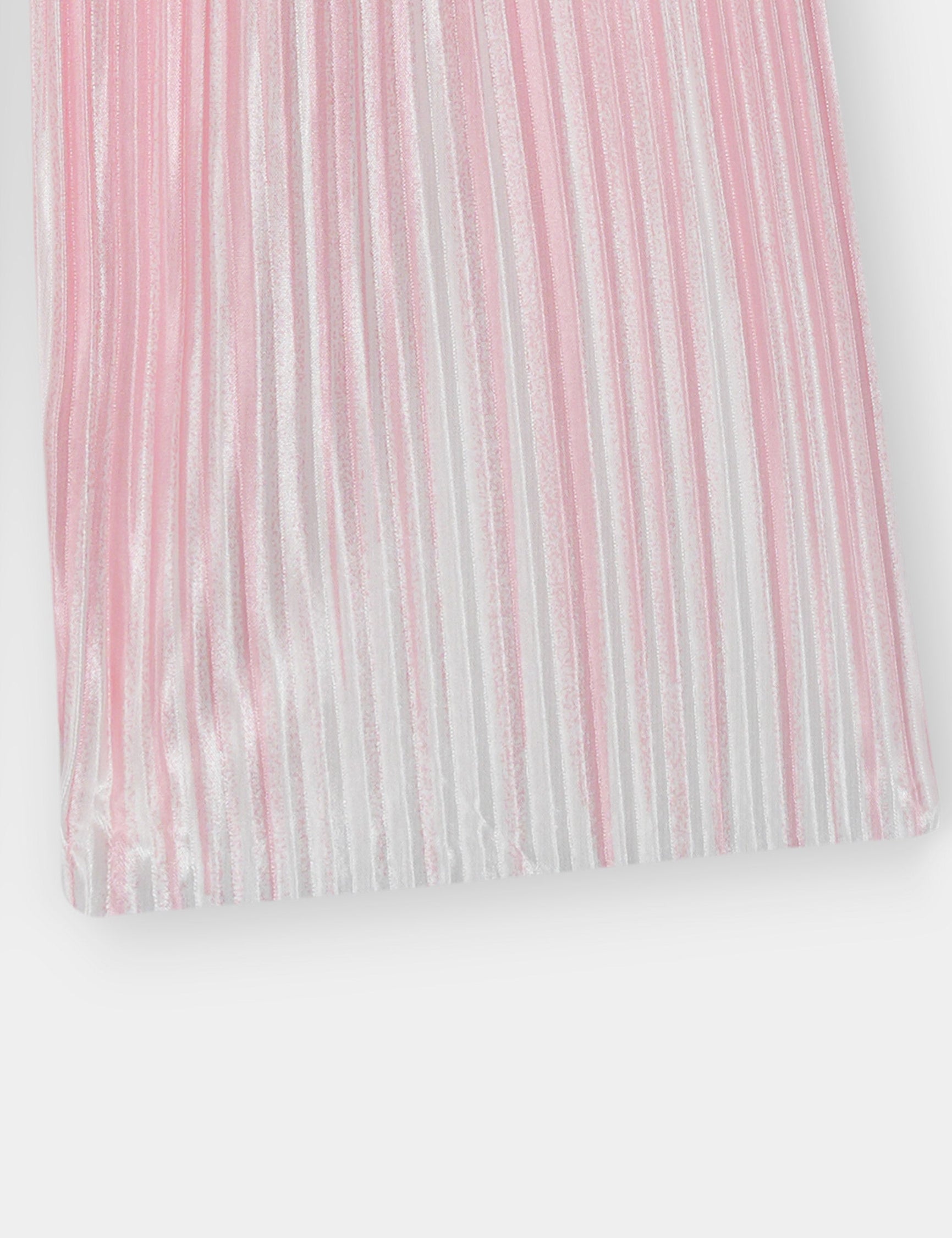 Girls Imported Pleated Pink And White Trousers(size 5 years to 12years)