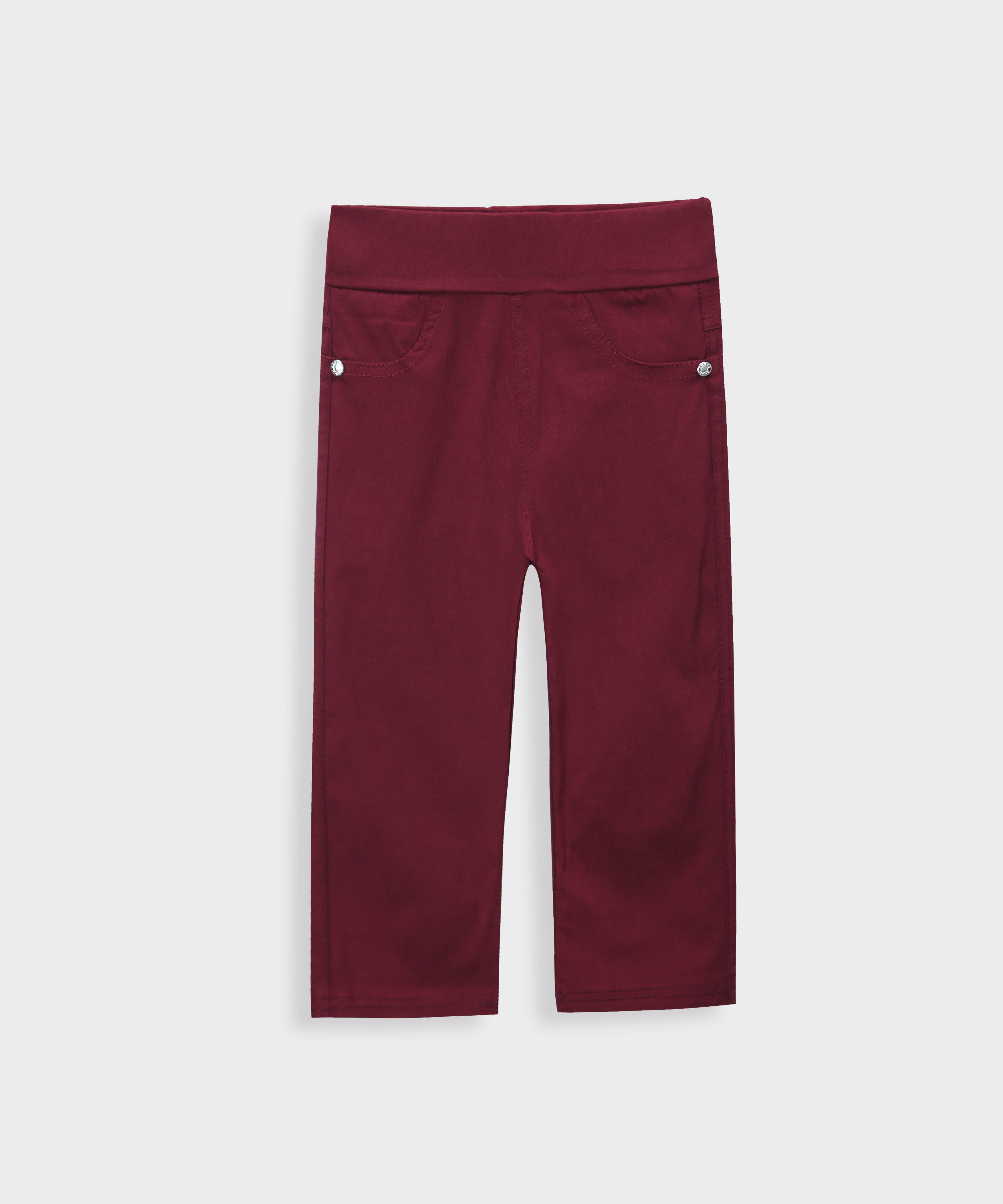 Imported Burgundy Pant Tights For Girls