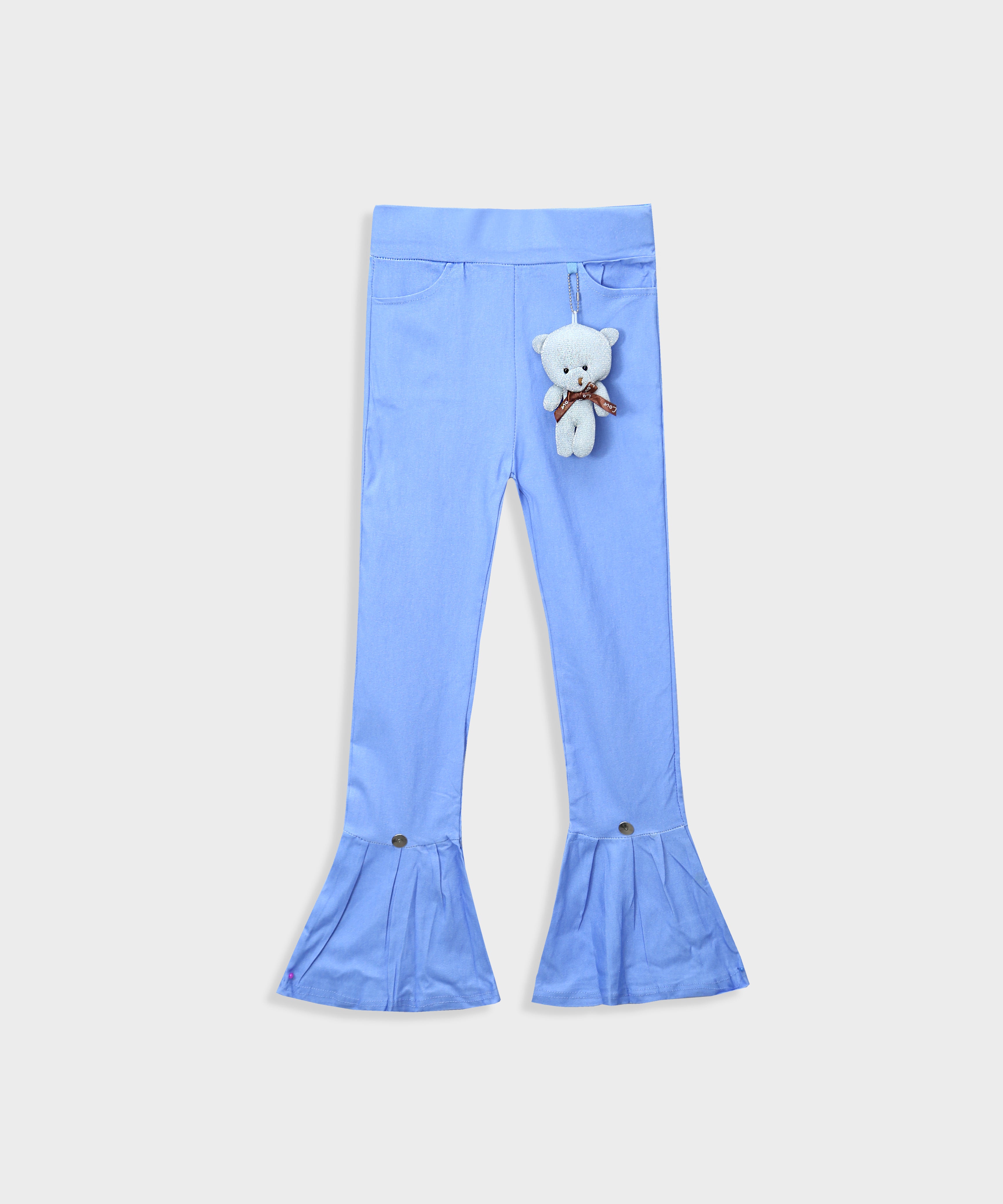 Imported Sky Blue Pant Tights For Girls