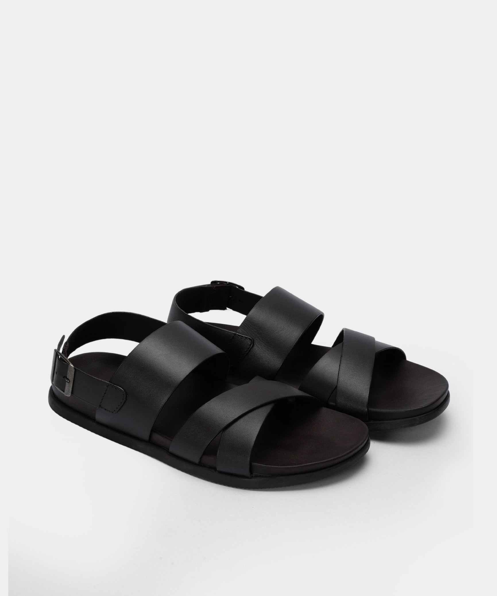 Men Leather Sandal Rubber Sole 4491