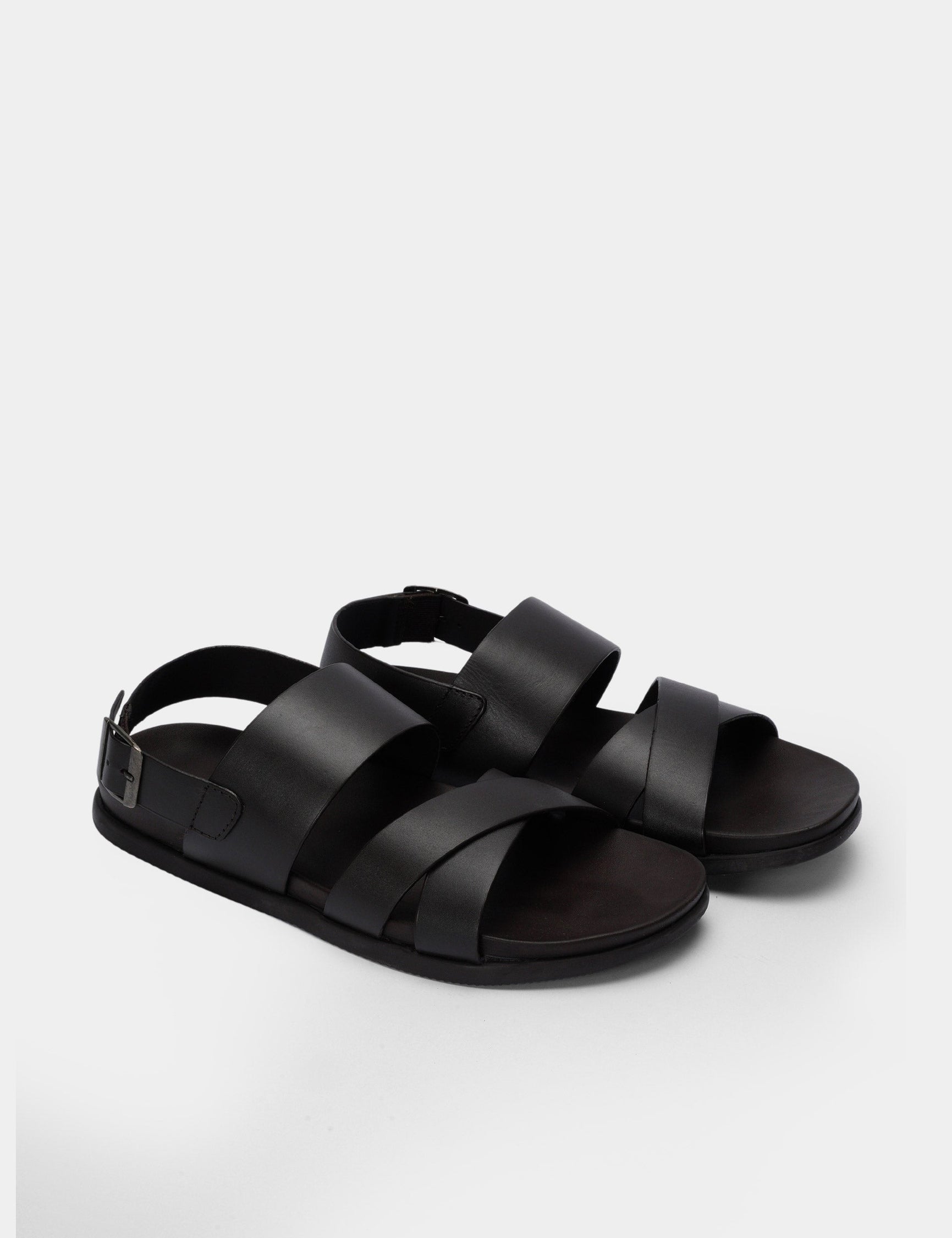Men Leather Sandal Rubber Sole 4491