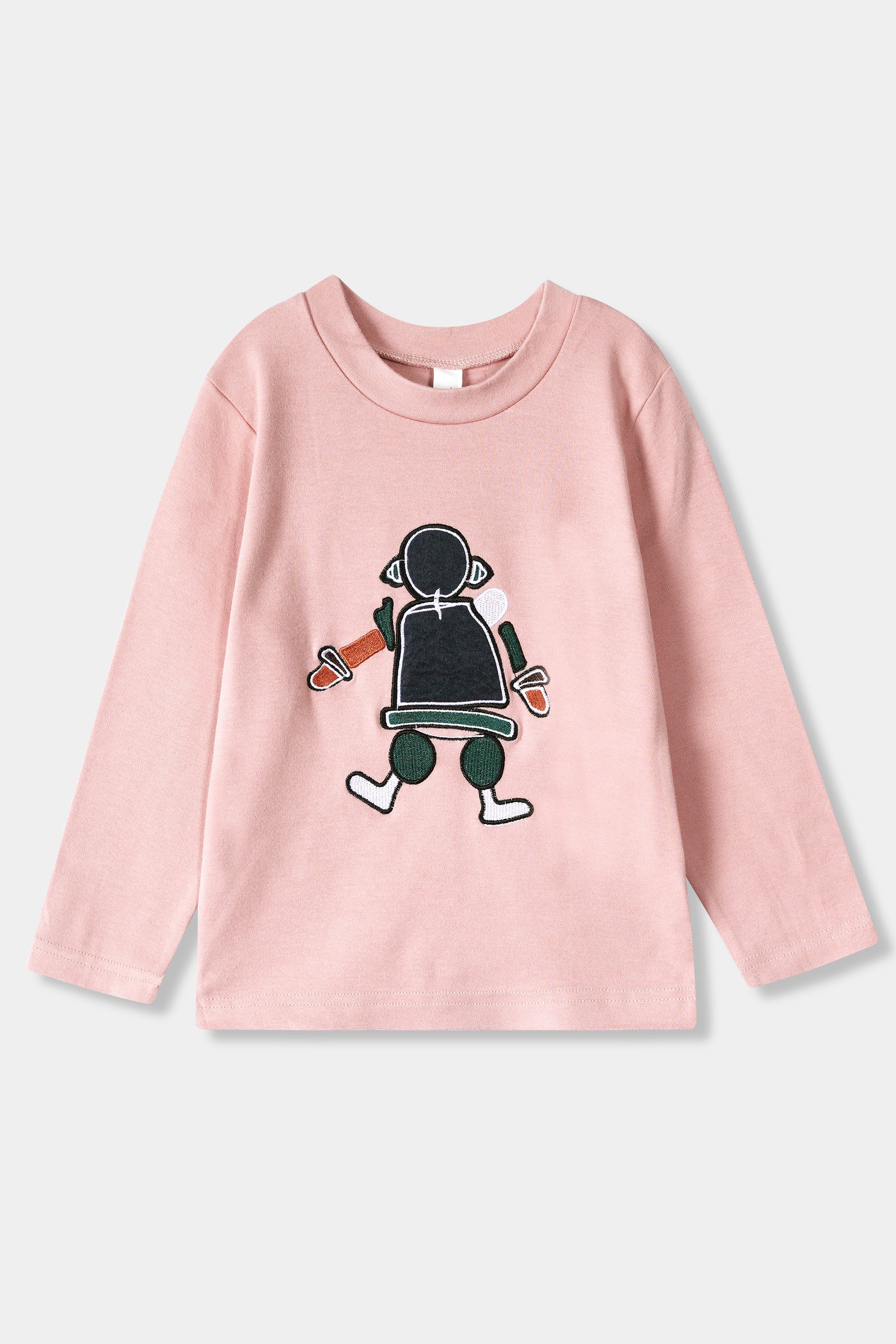 Girls Imported Soft Cotton Graphic Printed Long Sleeve T-Shirt