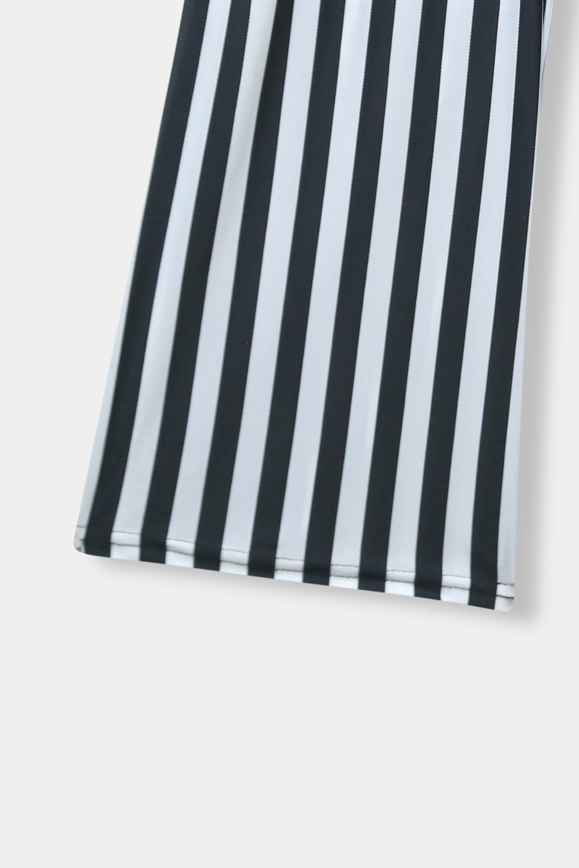 Girls Imported Linen Cotton Black And White Stripe Bell Bottom Plazo Trouser{size 3 years to 12 years}