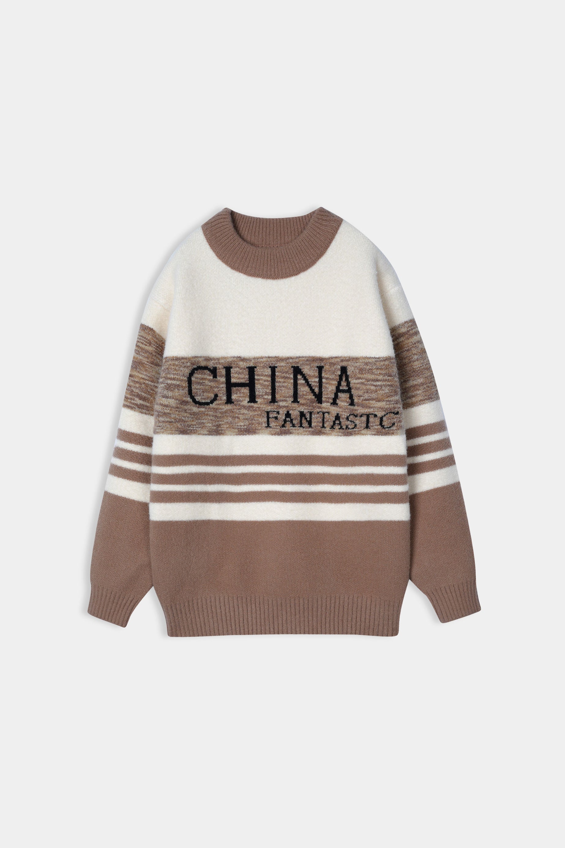 Kids Imported Soft Wool Sweat Shirt White And Brown Linning