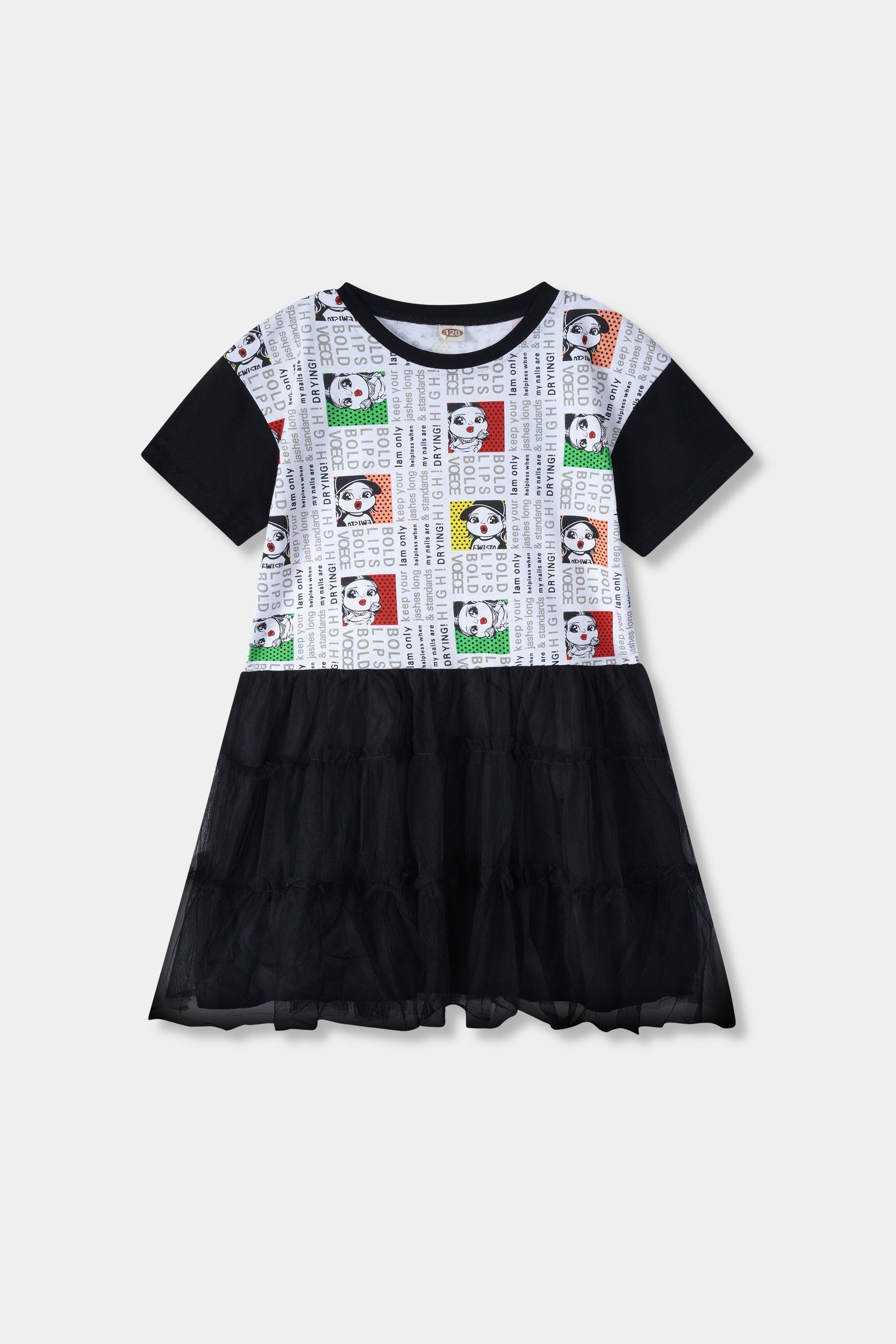 Girls Imported Soft Cotton Frock With Bottom Net