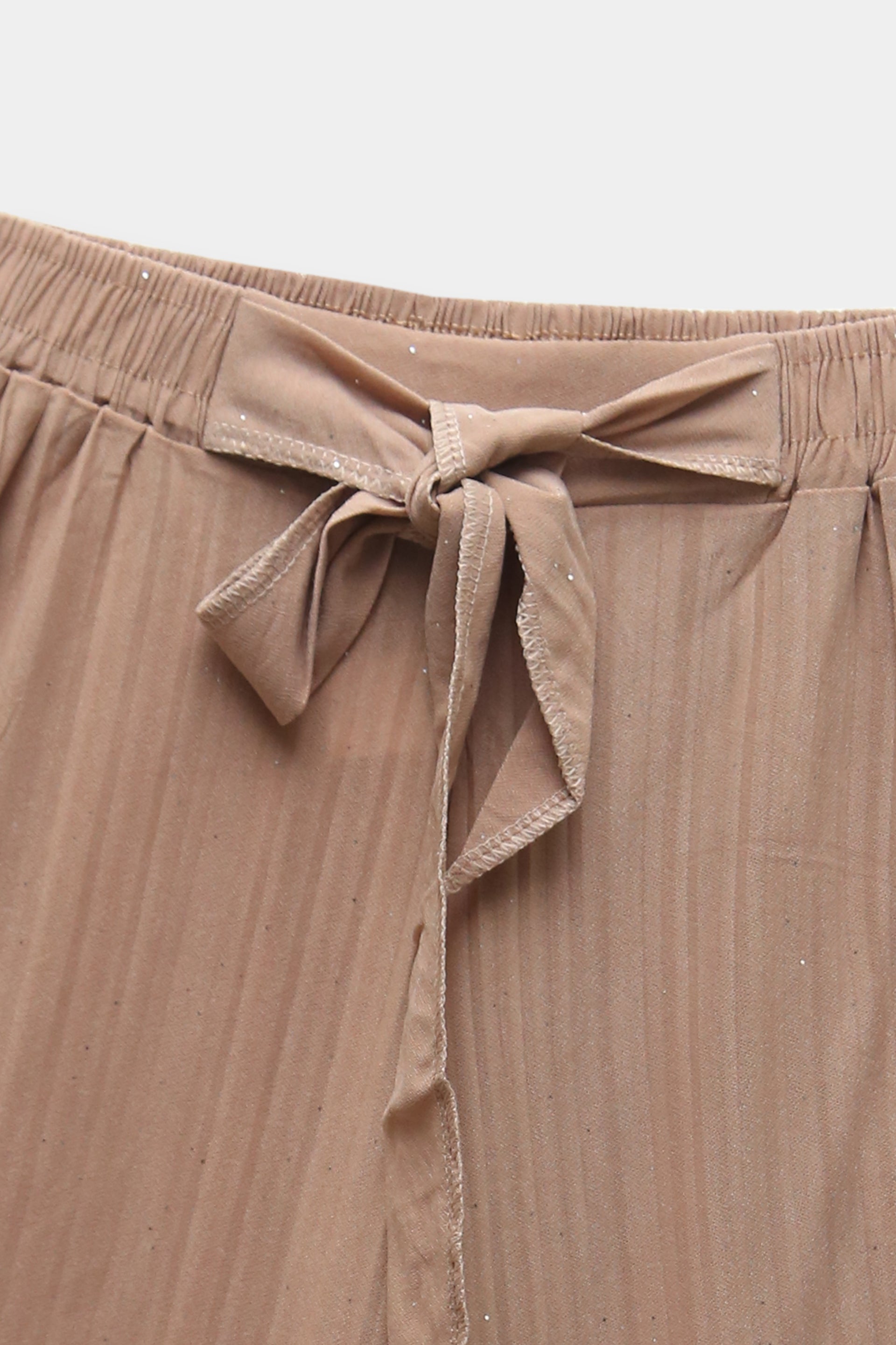 Girls Imported Linen Cotton Bell Bottom Plazo Trouser